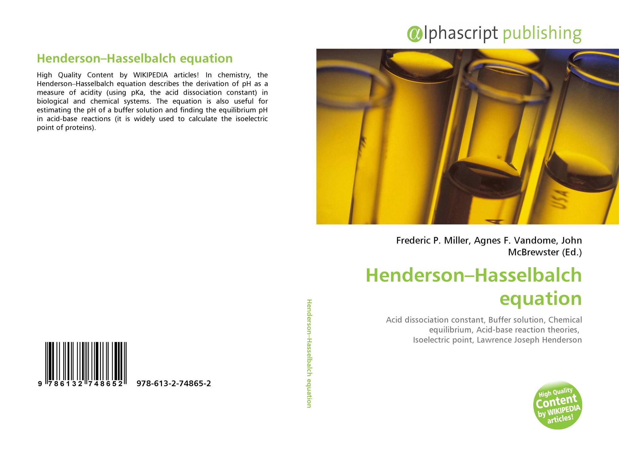 Henderson Hasselbalch Equation 978 613 2 74865 2