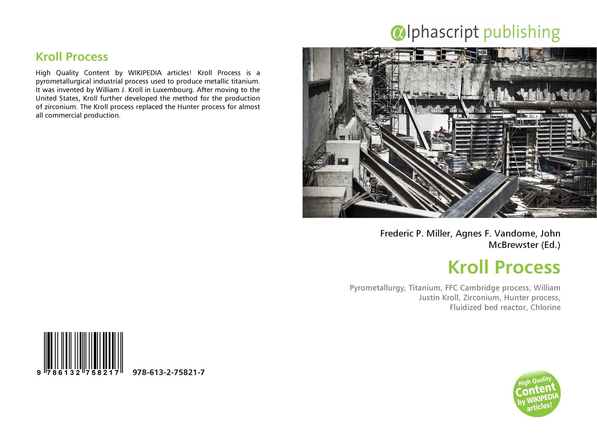 Kroll Process, 9786132758217, 6132758216 ,9786132758217