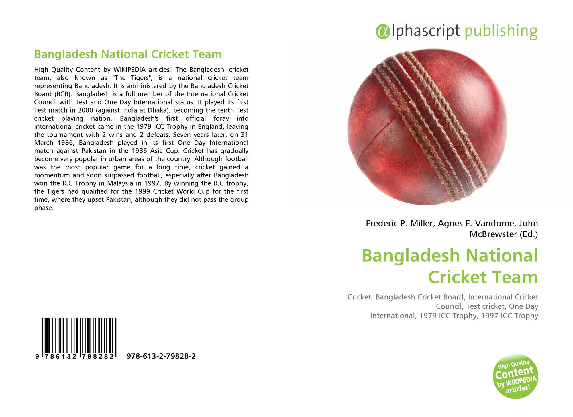 Bangladesh National Cricket Team 978 613 2 79828 2 6132798285 9786132798282
