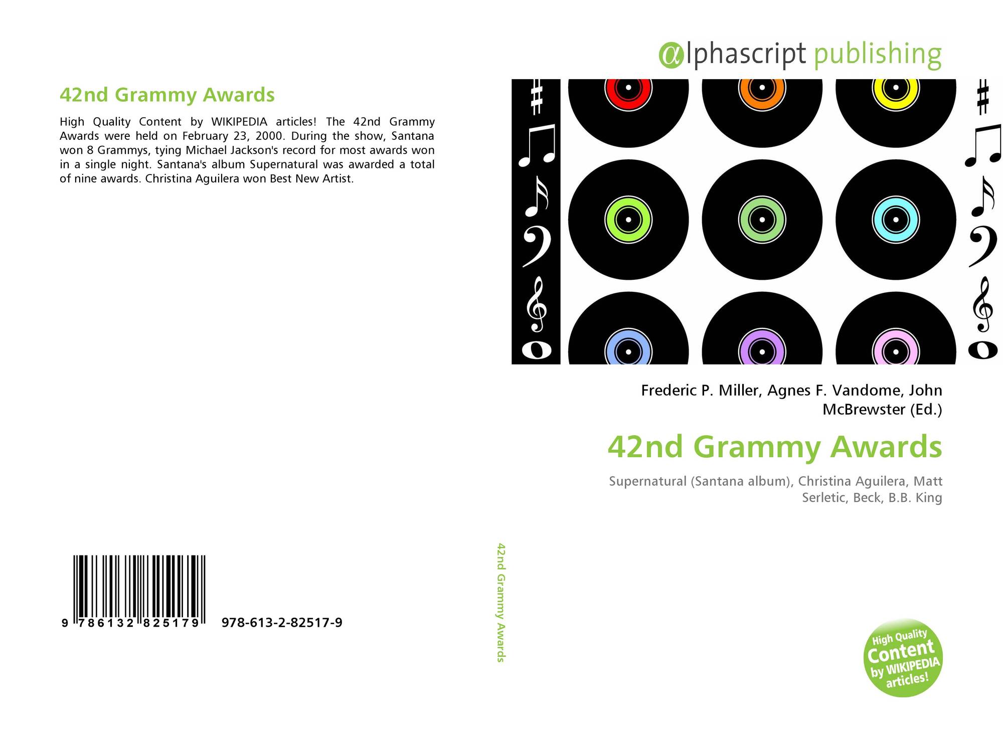 42nd Grammy Awards 978 613 2 517 9