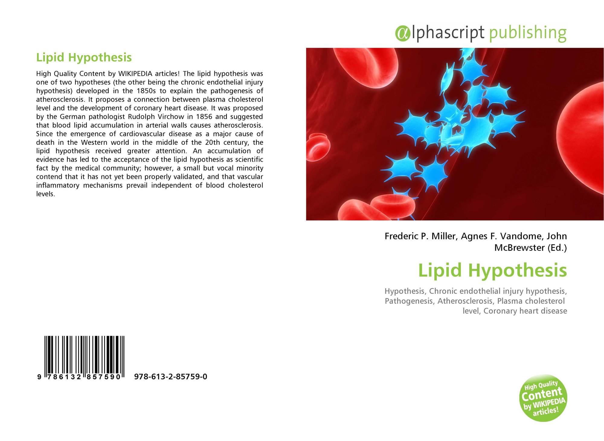 lipid hypothesis means