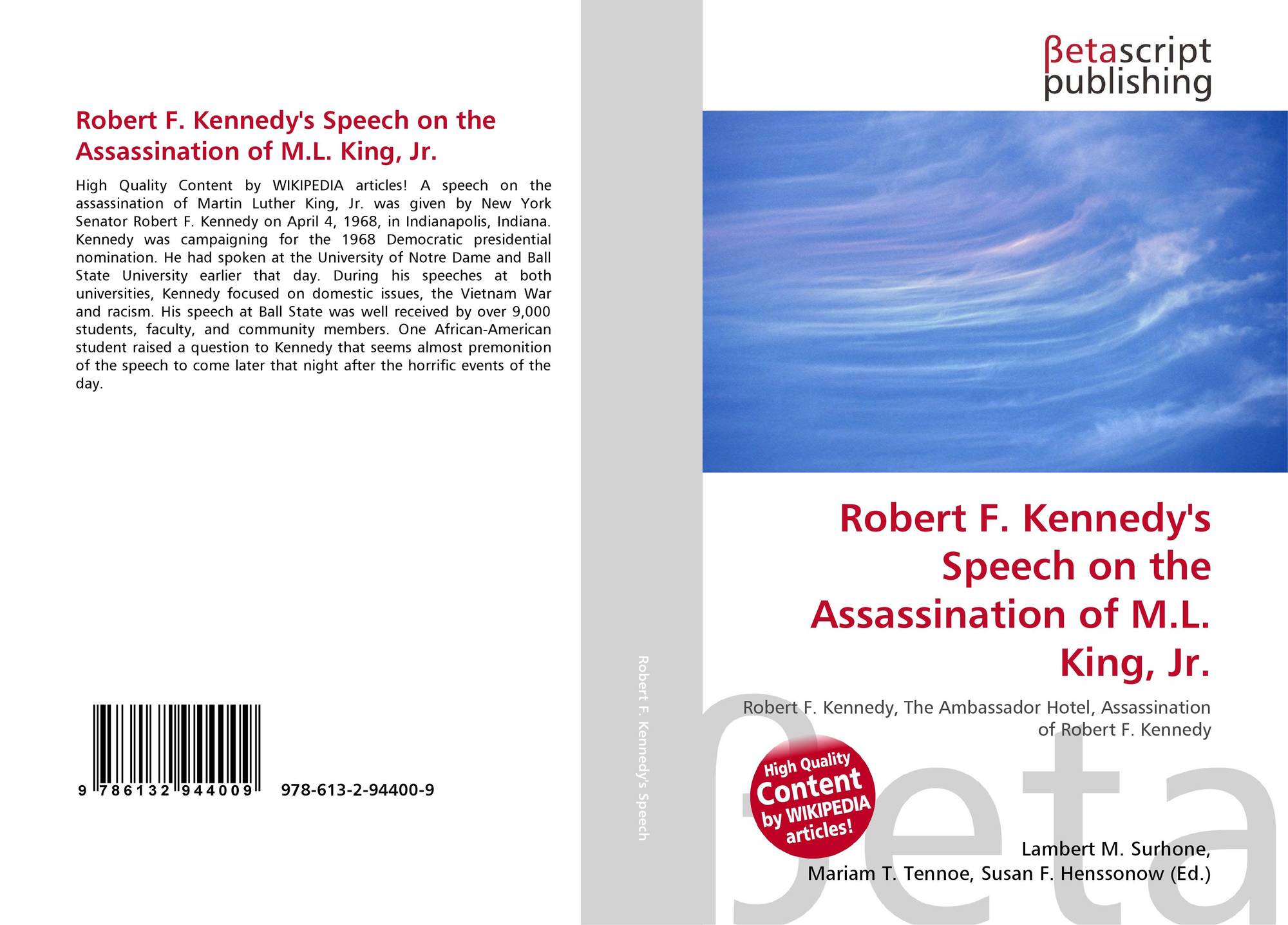 the key message in robert kennedys speech on the assassination of martin luther king It is the speech robert f kennedy delivered in indianapolis following the assassination of martin luther king key voices fox news mainstreams. the key message in robert kennedys speech on the assassination of martin luther king It is the speech robert f kennedy delivered in indianapolis following the assassination of martin luther king key voices fox news mainstreams.