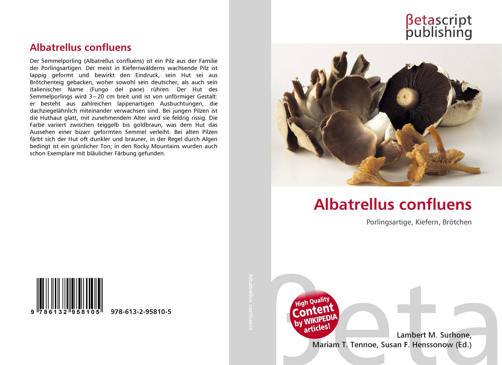 Albatrellus confluens, 9786132958105, 613295810X ,9786132958105