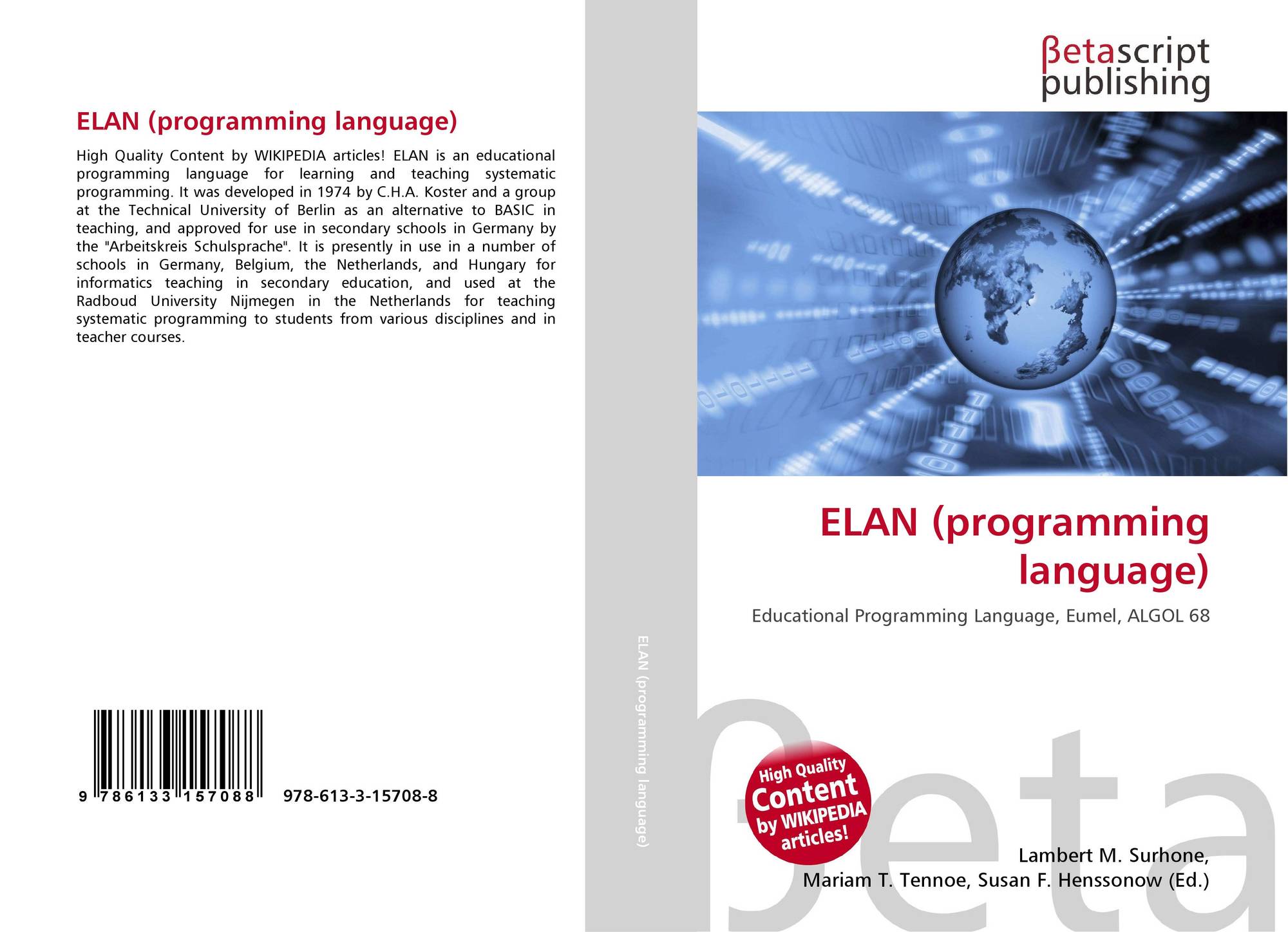 Categoría Lenguaje de programación Sitio 70