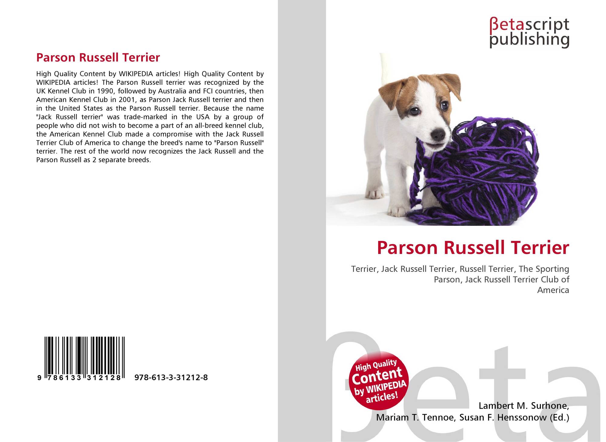 parson russell terrier club