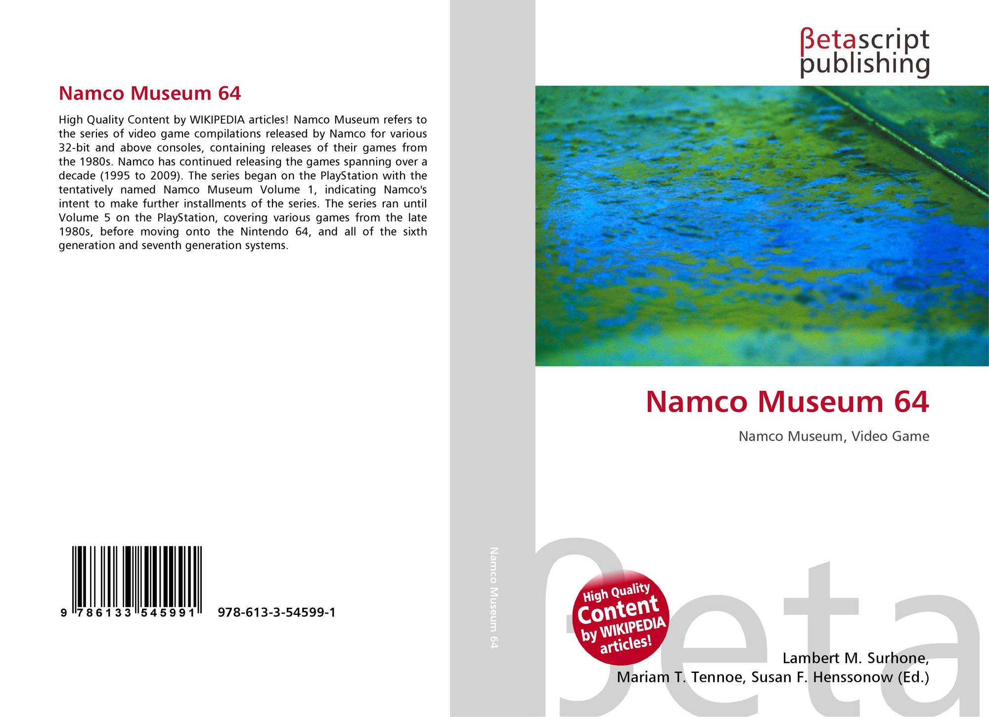 Namco Museum 64 978 613 3 1