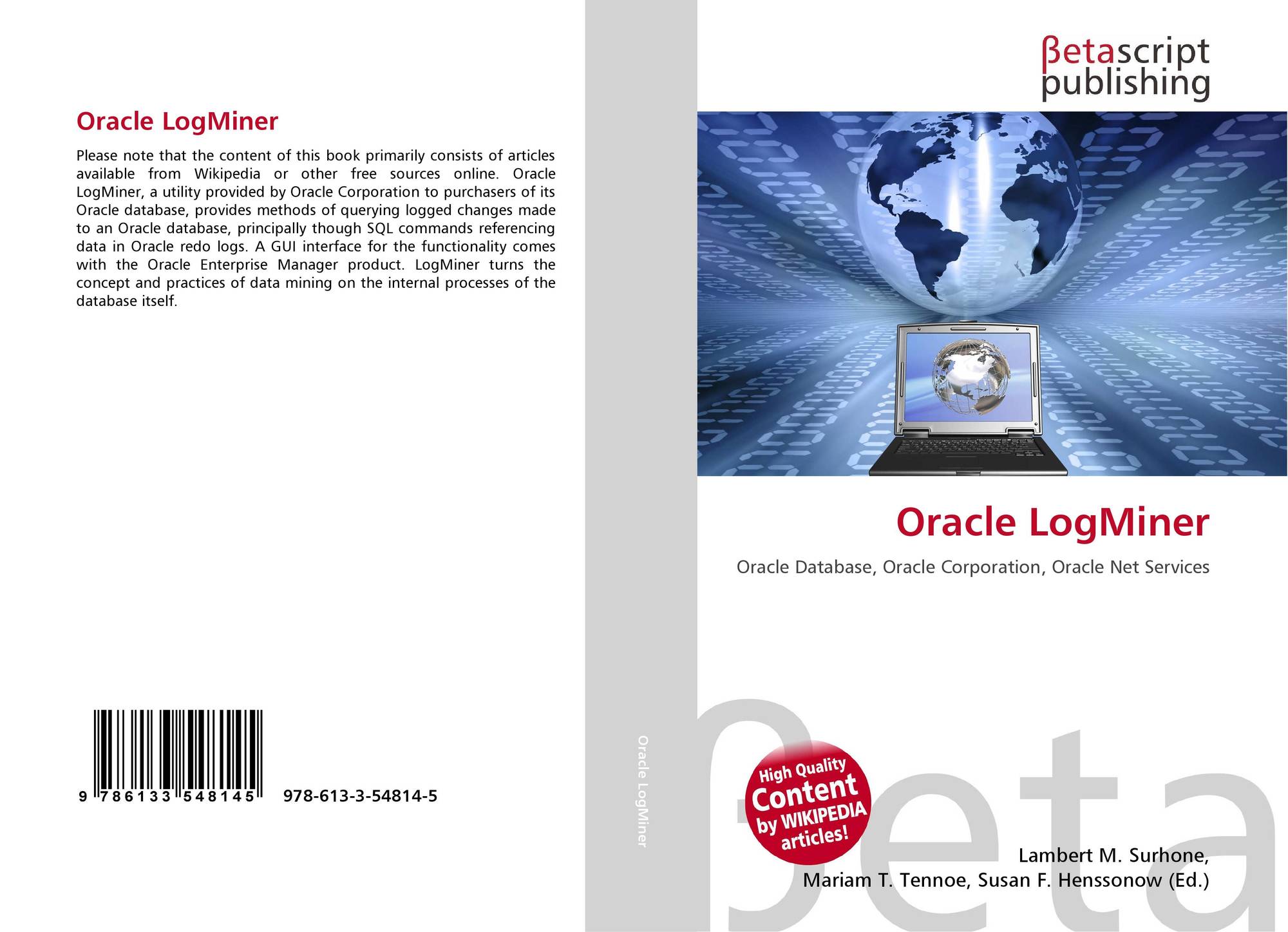 Oracle Logminer 978 613 3 5