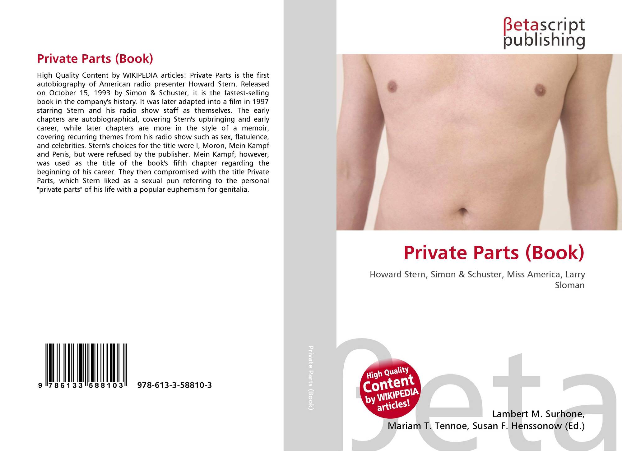 private parts howard stern book