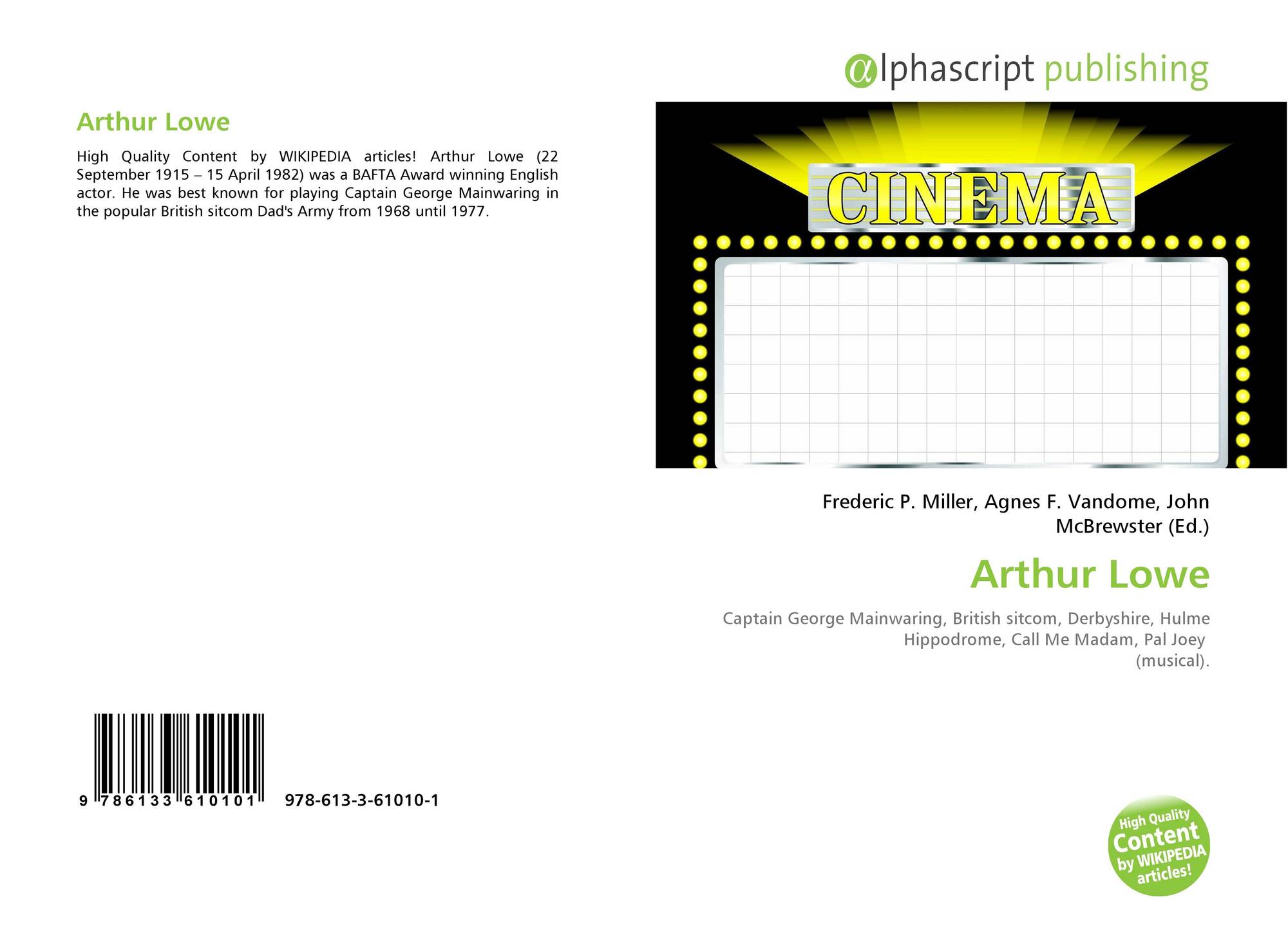 Arthur Lowe 978 613 3 1