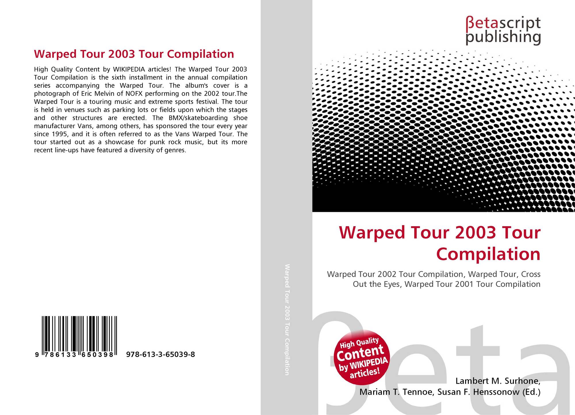 warped tour 2003 tour compilation
