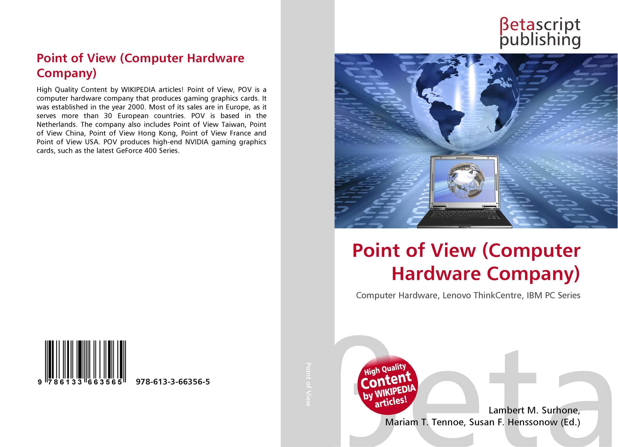 Point Of View Computer Hardware Company 978 613 3 66356 5 6133663561 9786133663565