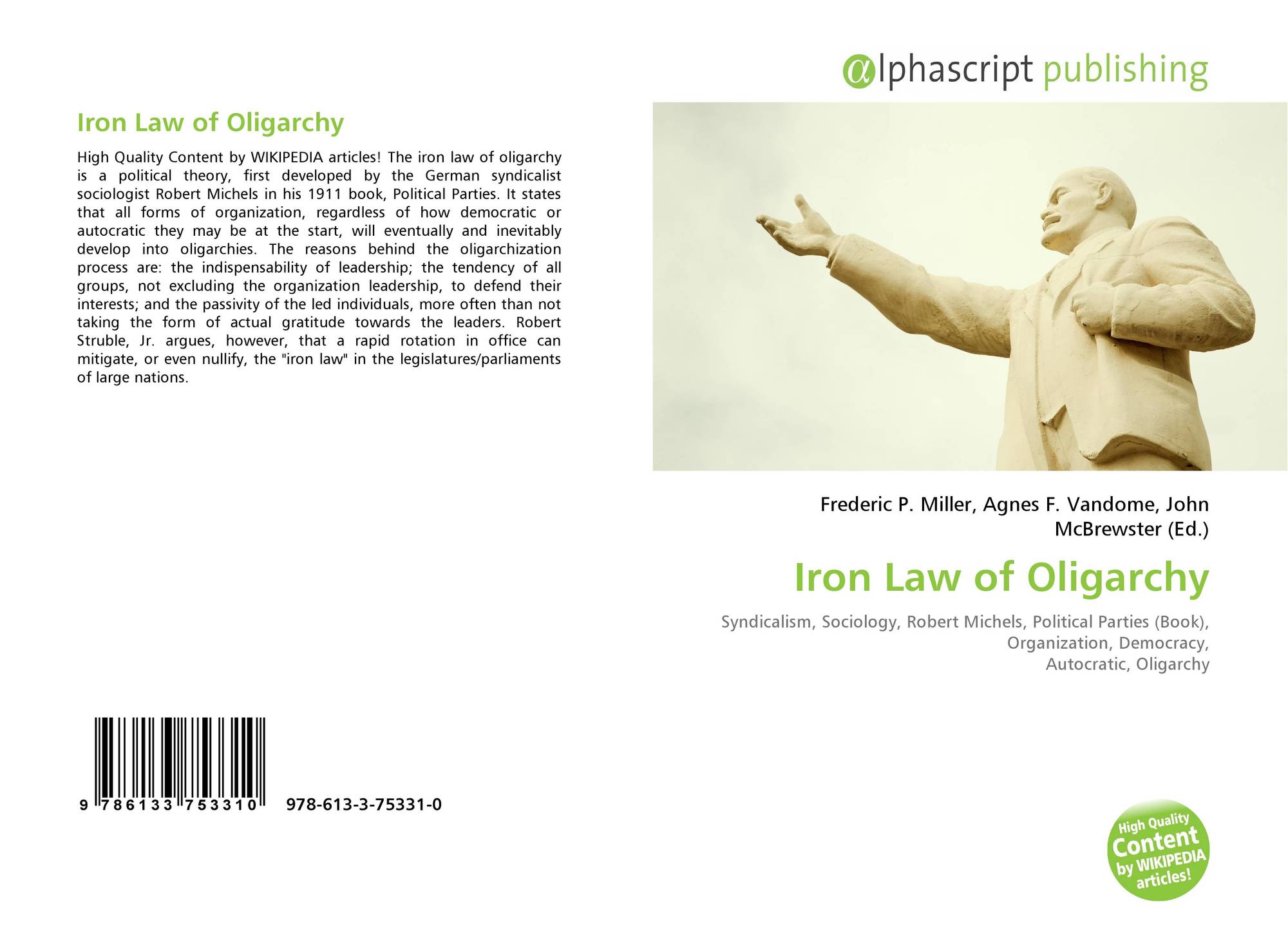 iron law of oligarchy
