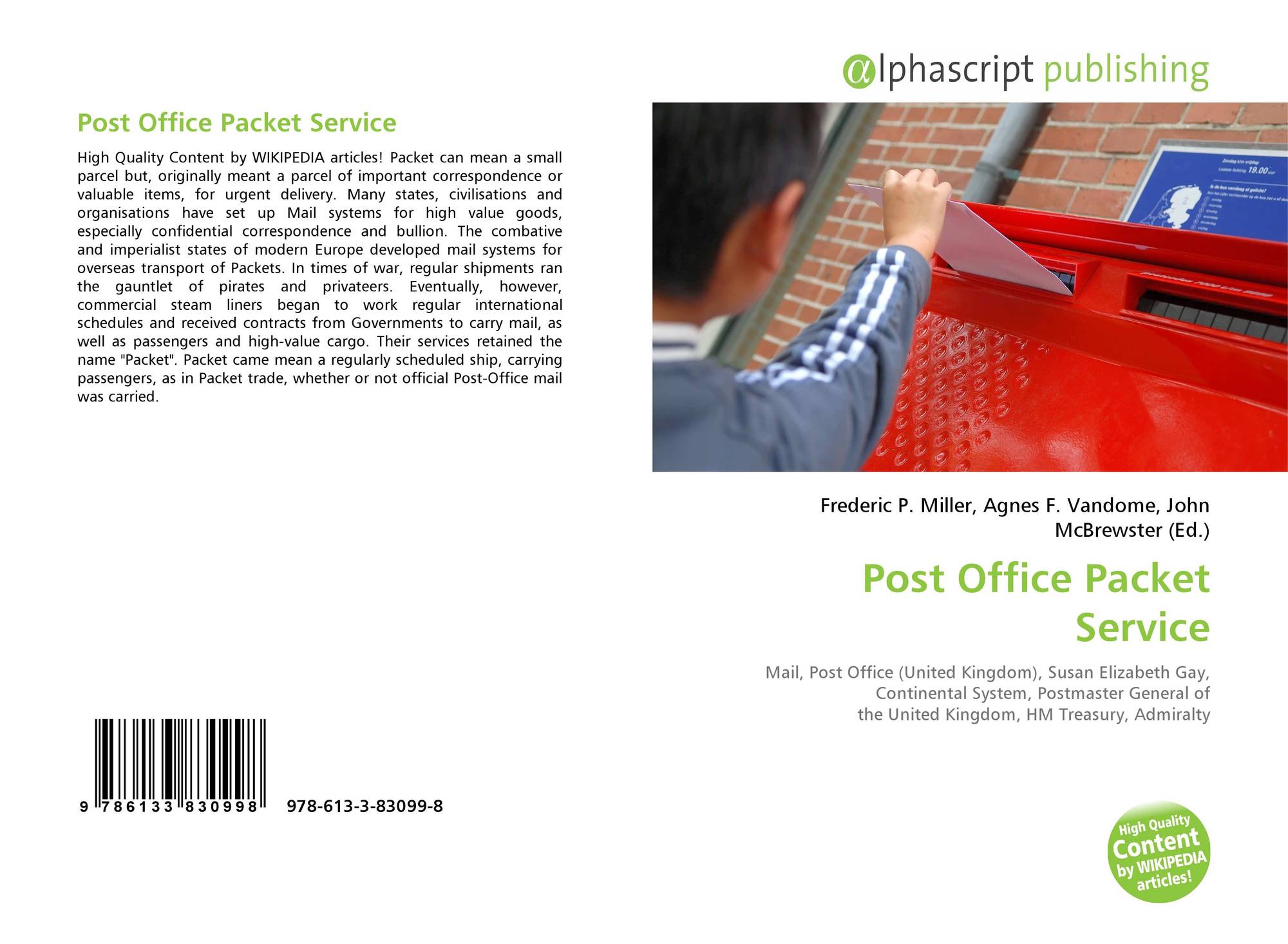 Post Office Packet Service 978 613 3 099 8