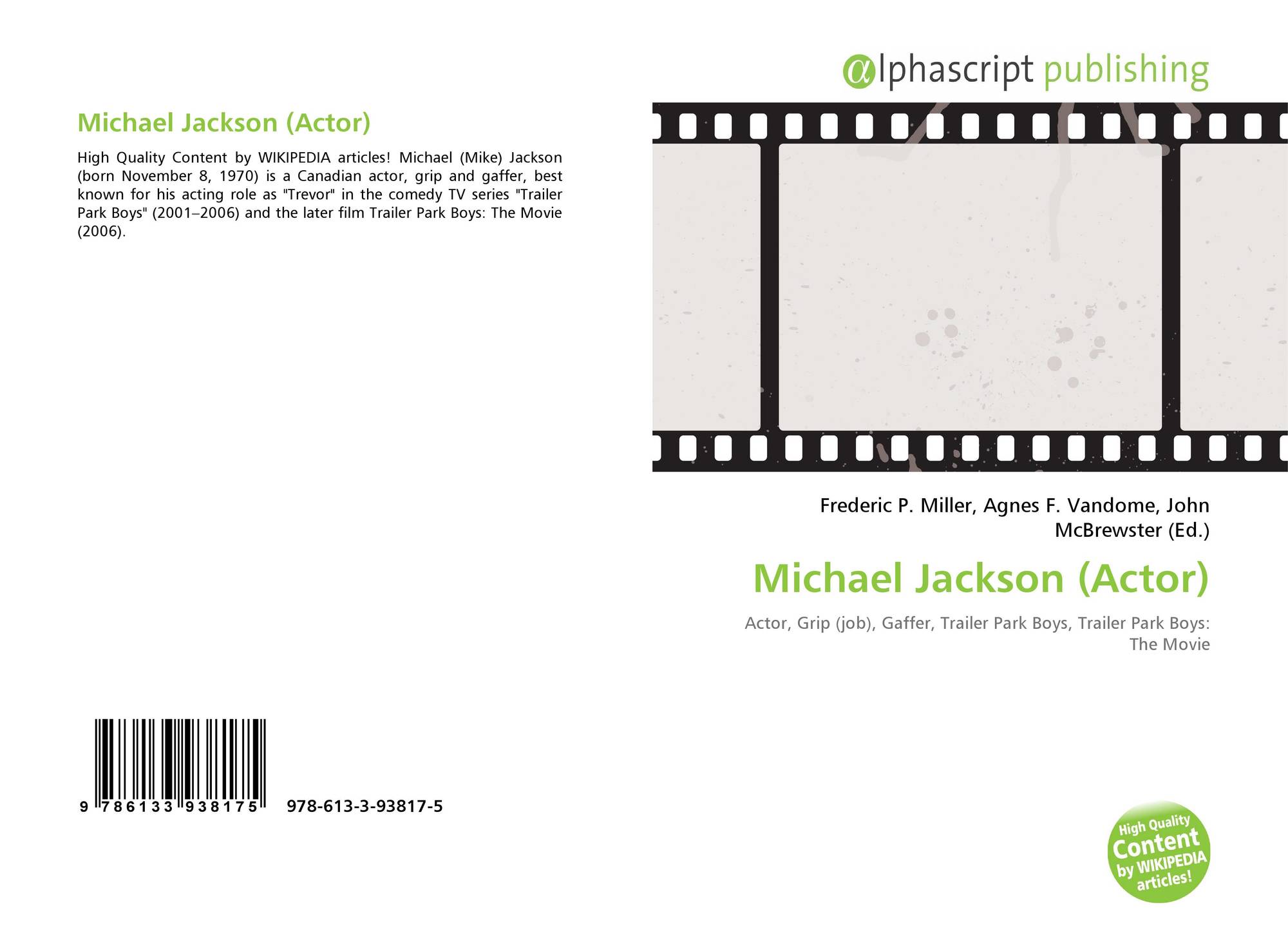 Michael Jackson Actor 978 613 3 5 x
