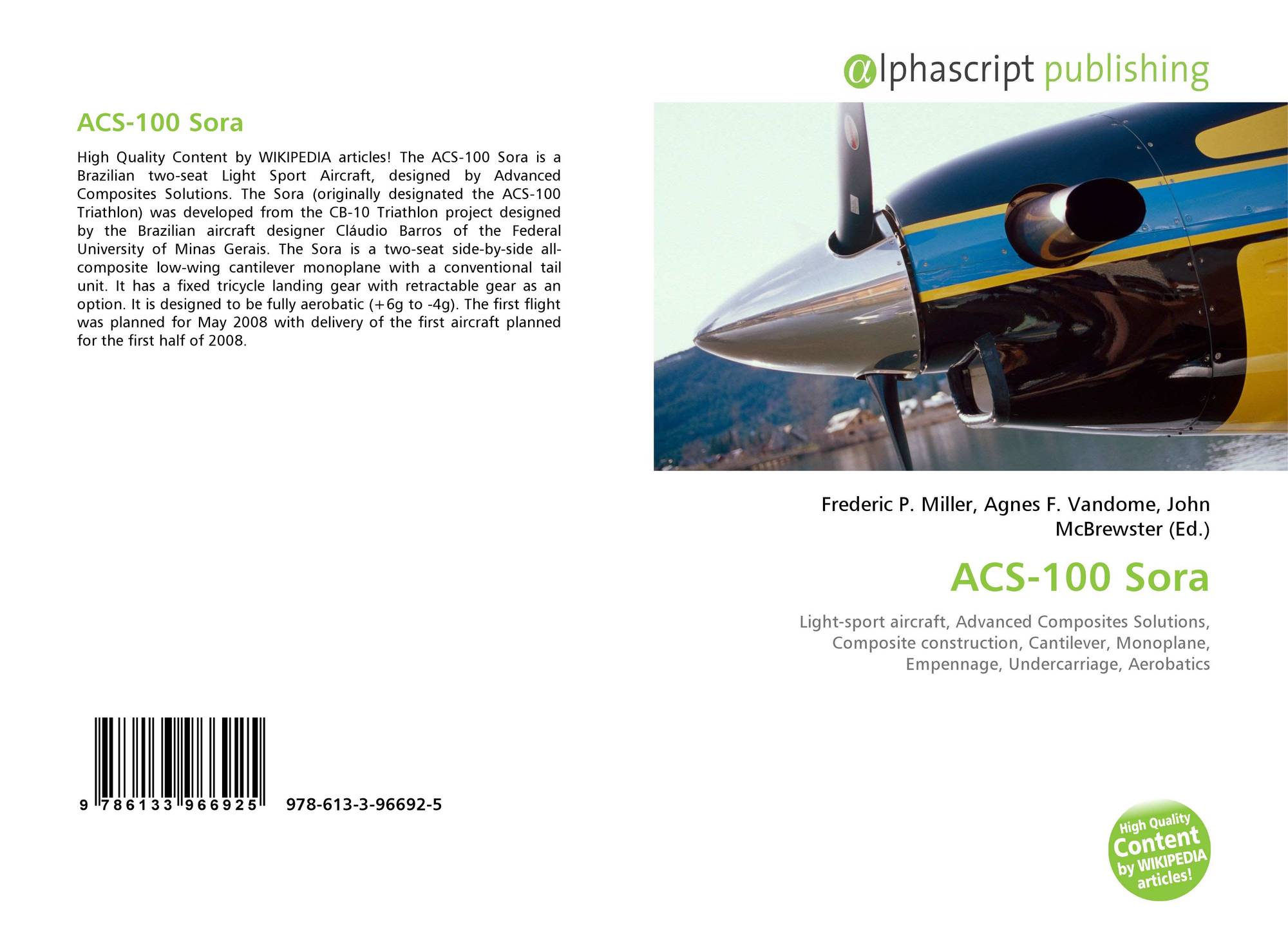 ACS100 Sora, 9786133966925, 6133966920 ,9786133966925