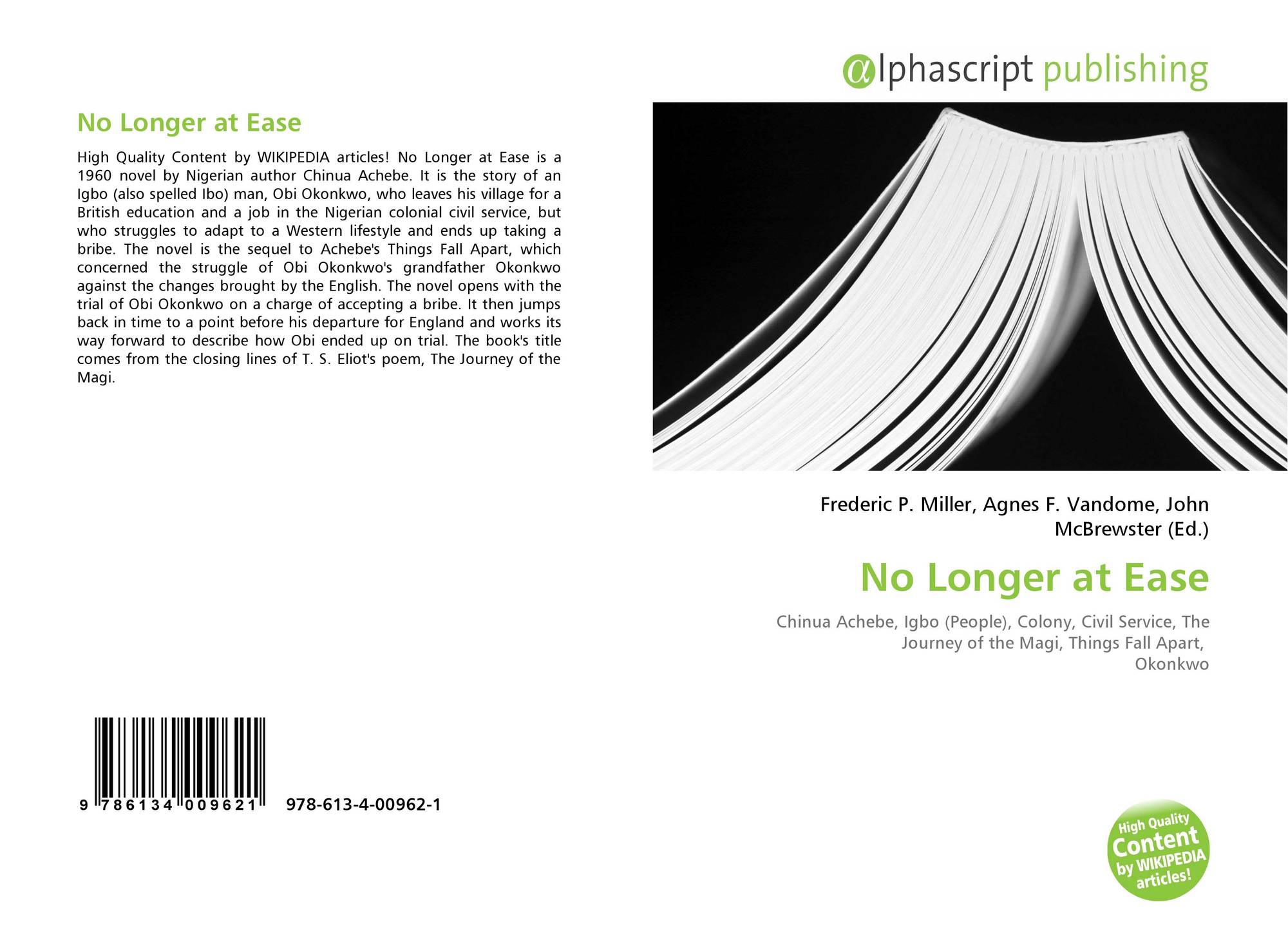 okonkwos colonial experience in the novel no longer at ease by chinua achebe okonkwos colonial experience in the novel no longer at ease by chinua achebe