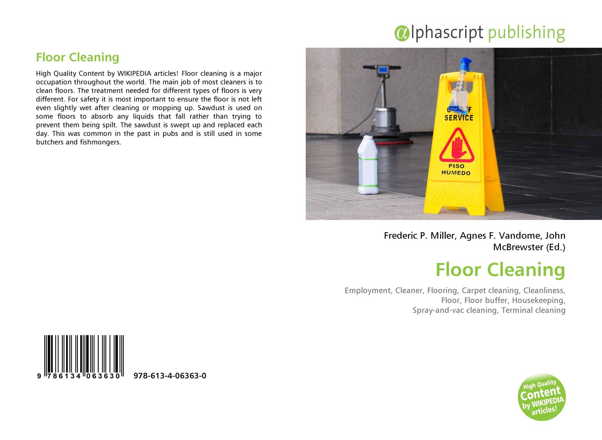 Floor Cleaning 978 613 4 06363 0 6134063630 9786134063630