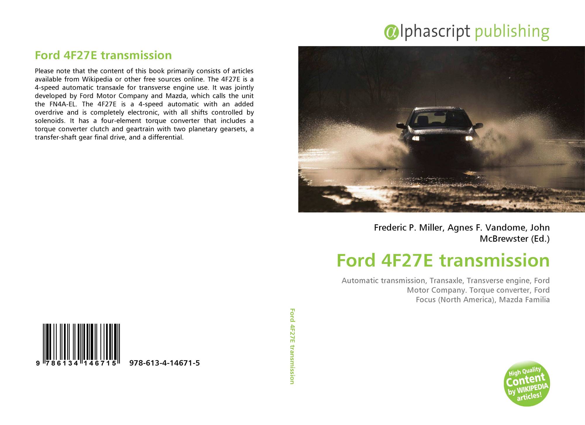 ford 4f27e transmission