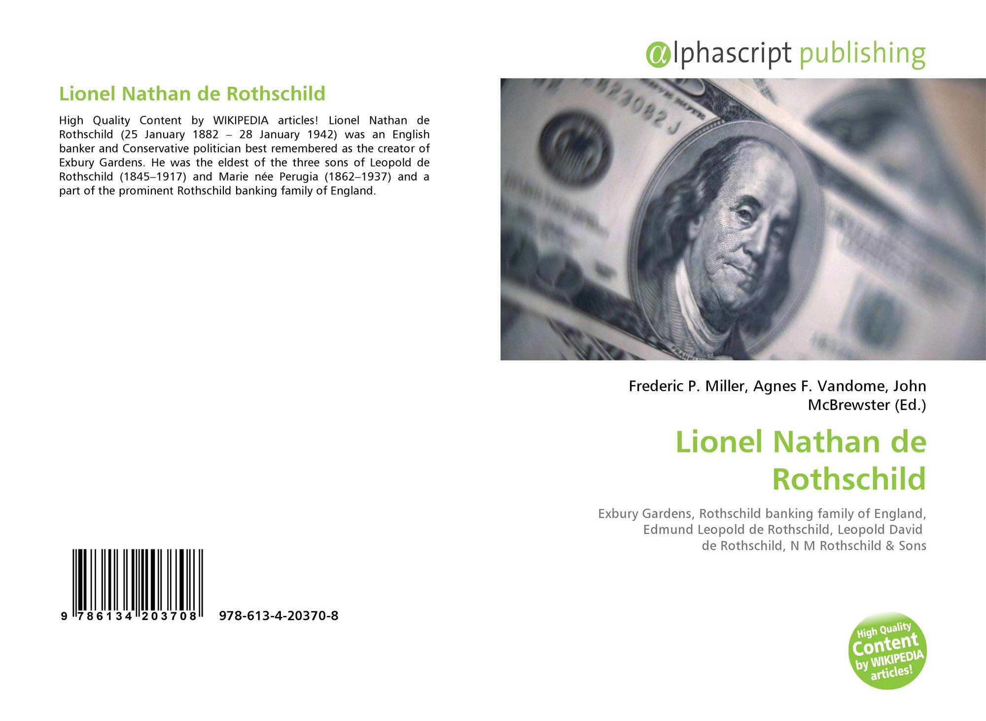 Lionel Nathan De Rothschild 978 613 4 20370 8 613420370x 9786134203708