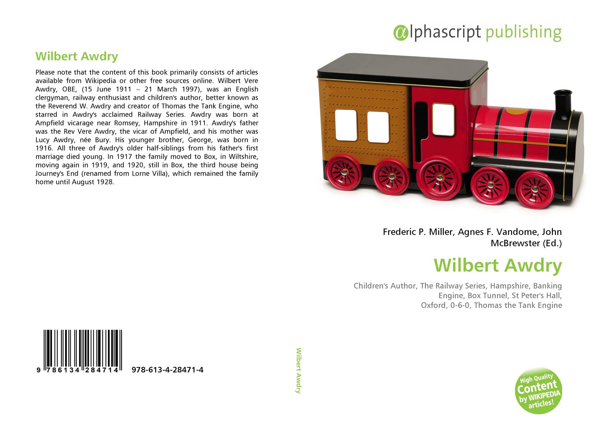 peter sam wilbert awdry
