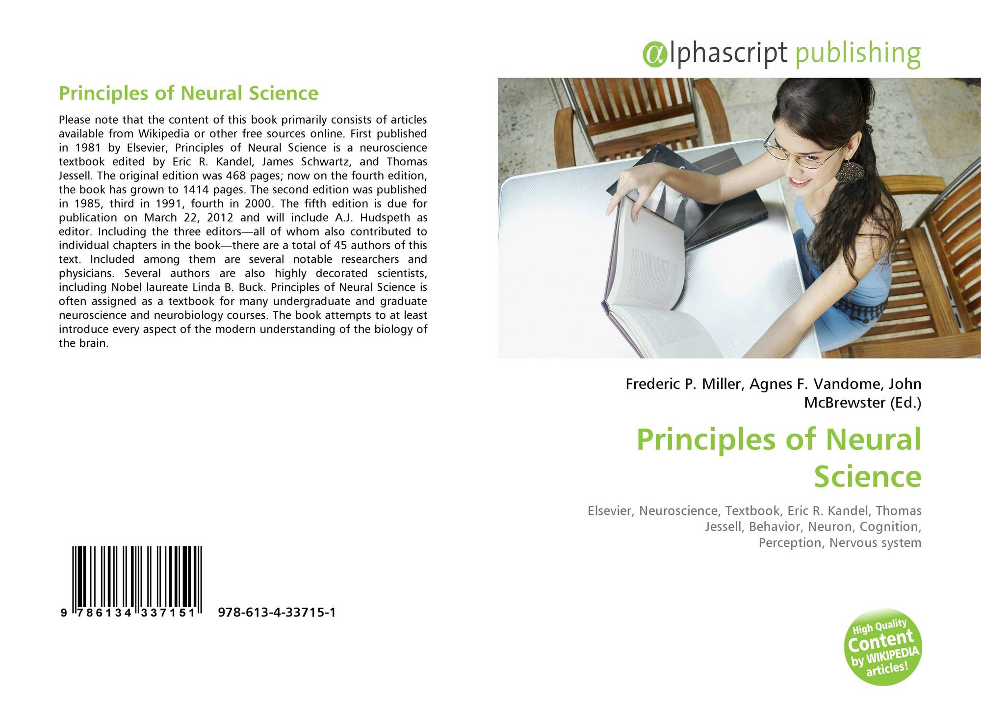 Principles Of Neural Science 978 613 4 33715 1 6134337153