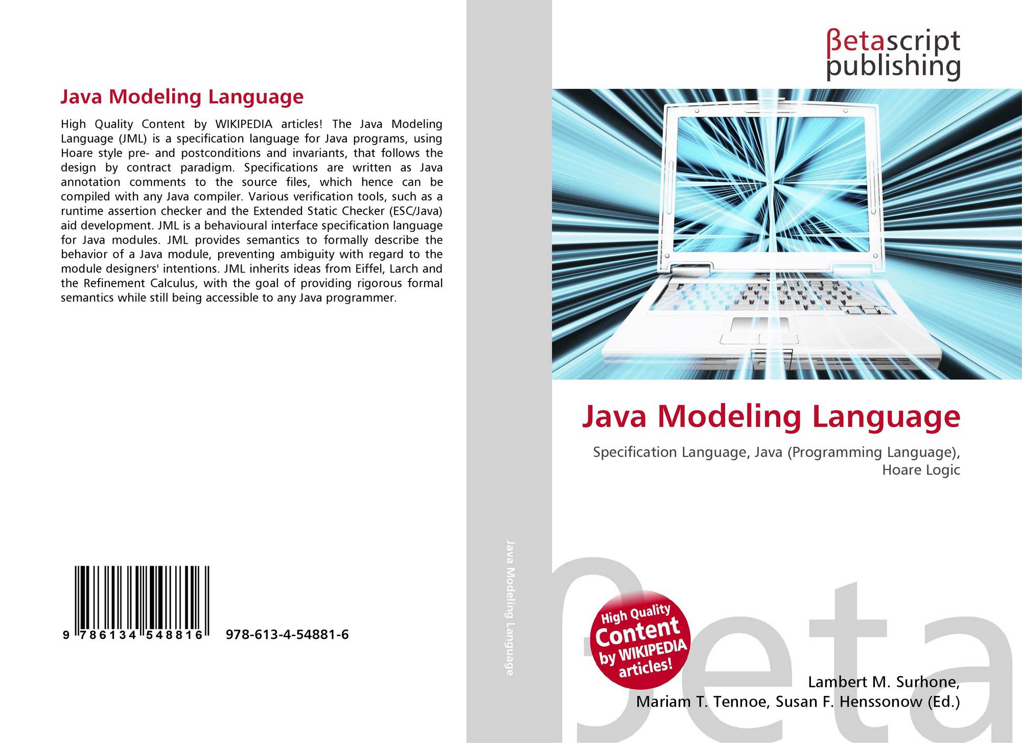 Java Modeling Language 978 613 4 541 6