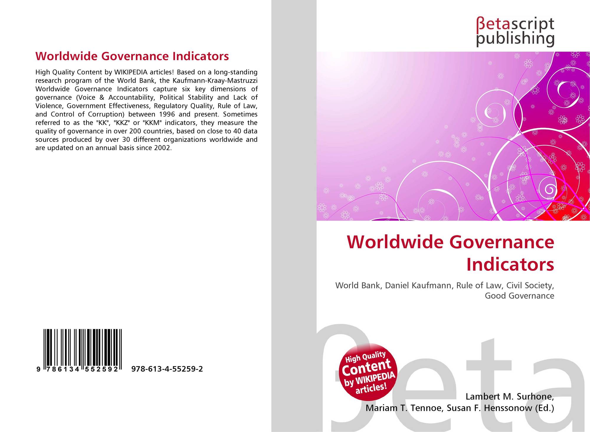 World Bank Governance Indicators