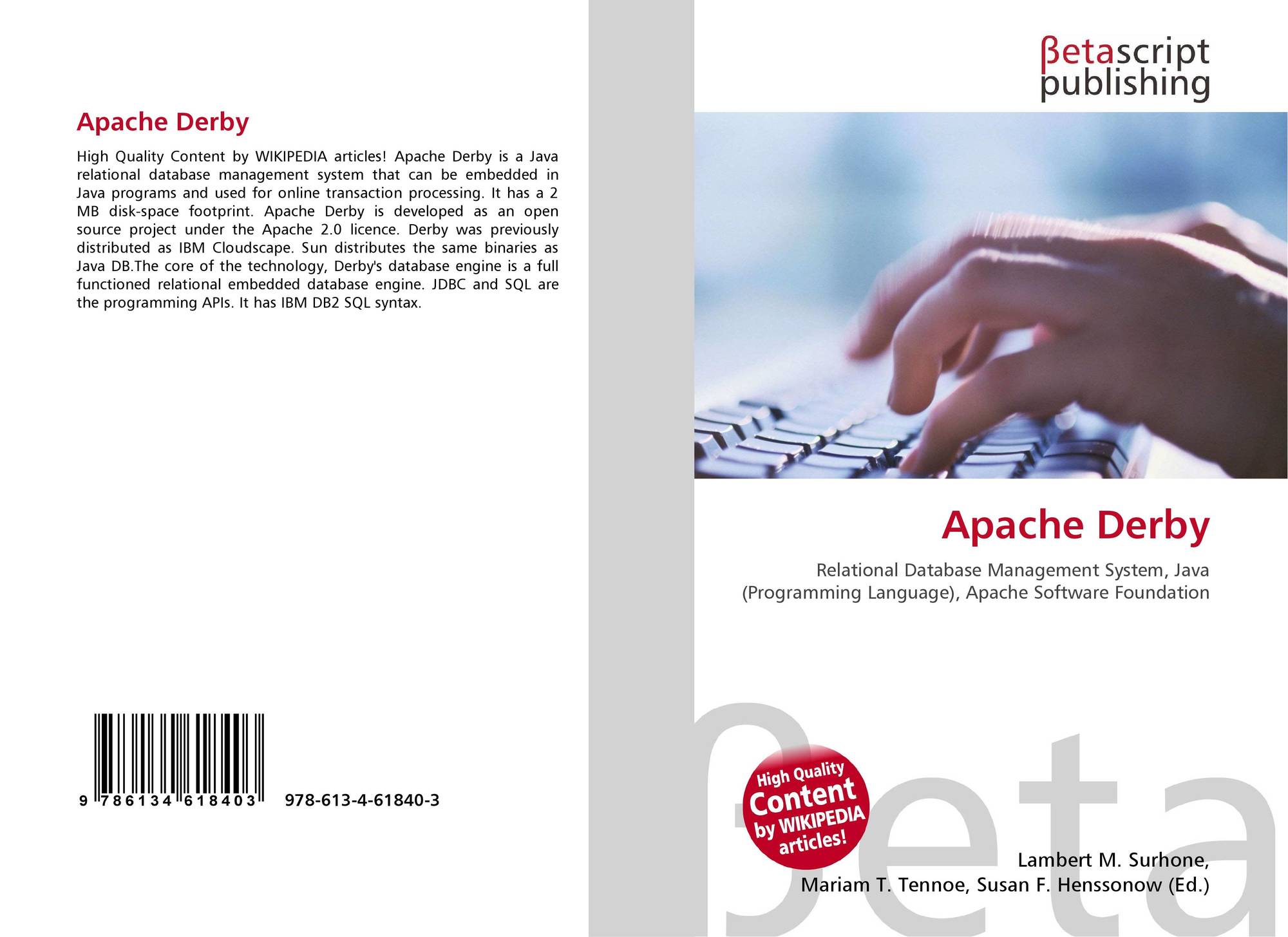 Download Apache Derby – Step 1: Install Software – IMUW