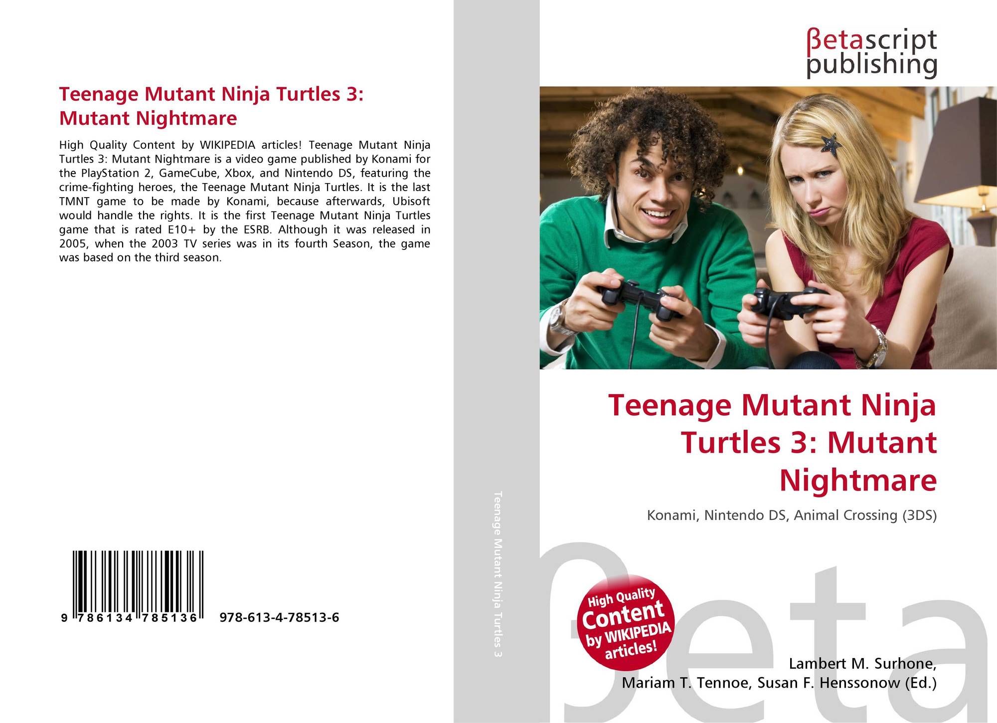 teenage mutant ninja turtles 3 mutant nightmare gamecube