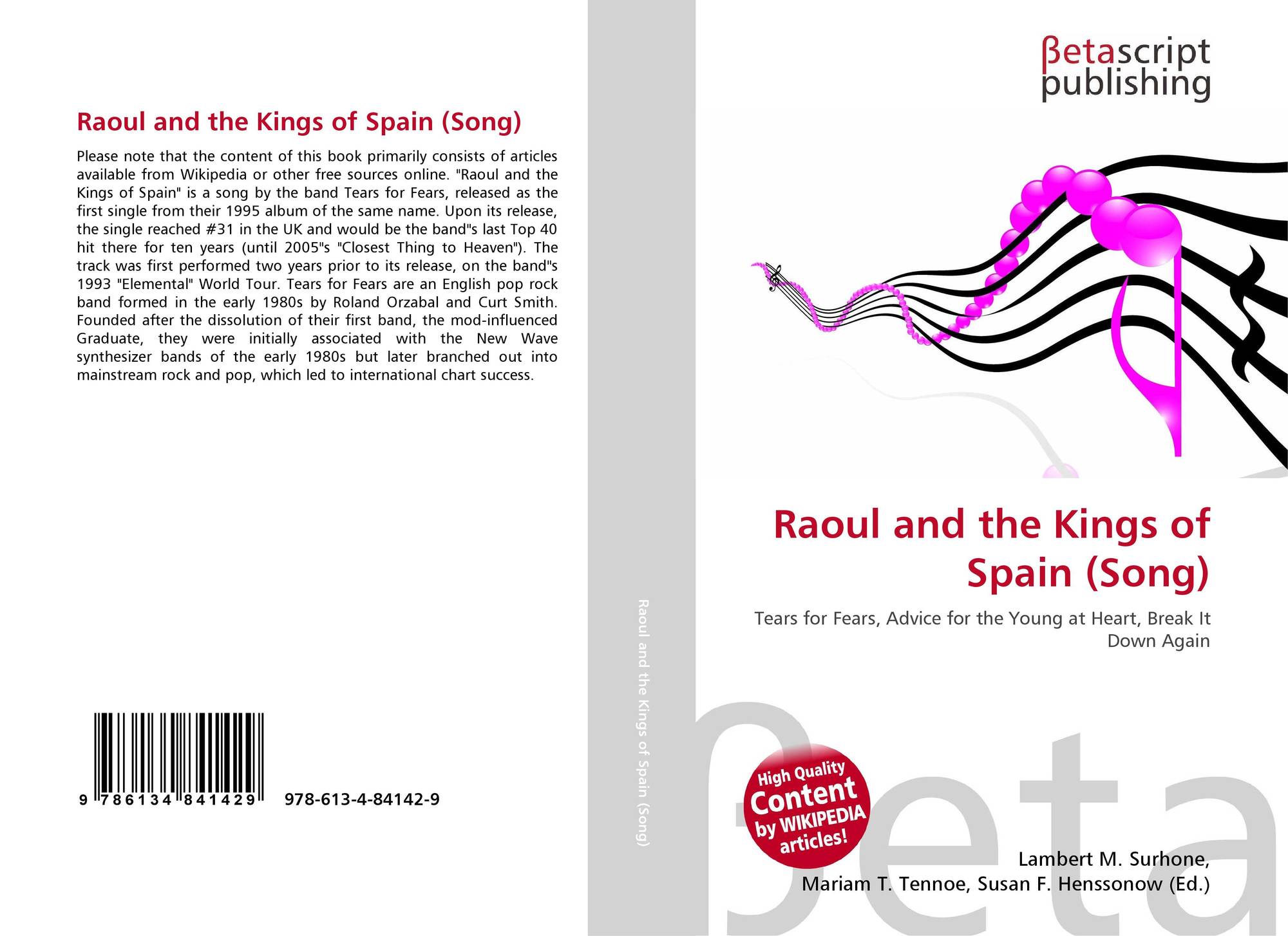 Raoul And The Kings Of Spain Song 978 613 4 9