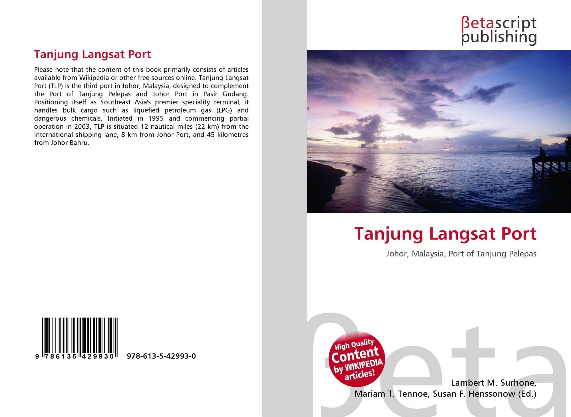 Tanjung Langsat Port 978 613 5 42993 0 6135429930 9786135429930