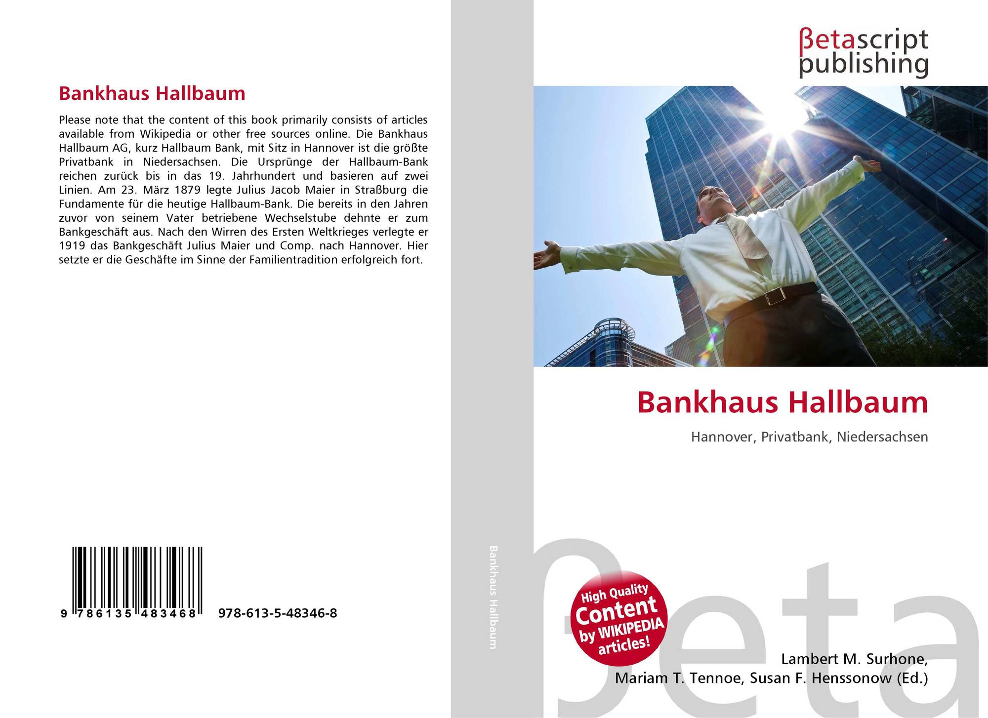 Bankhaus Hallbaum 978 613 5 48346 8 6135483463 9786135483468