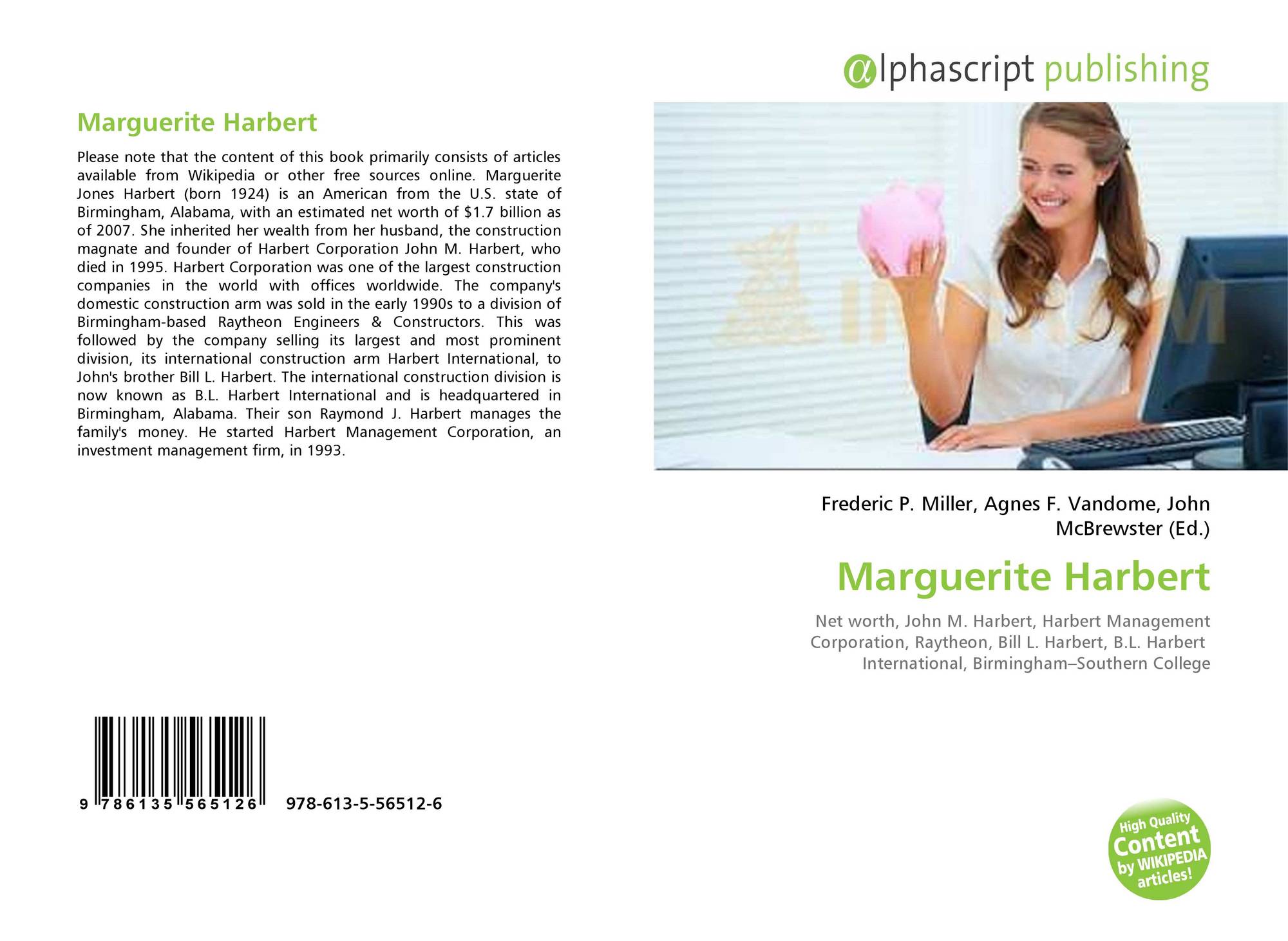 Marguerite Harbert, 978-613-5-56512-6, 6135565125 ,9786135565126