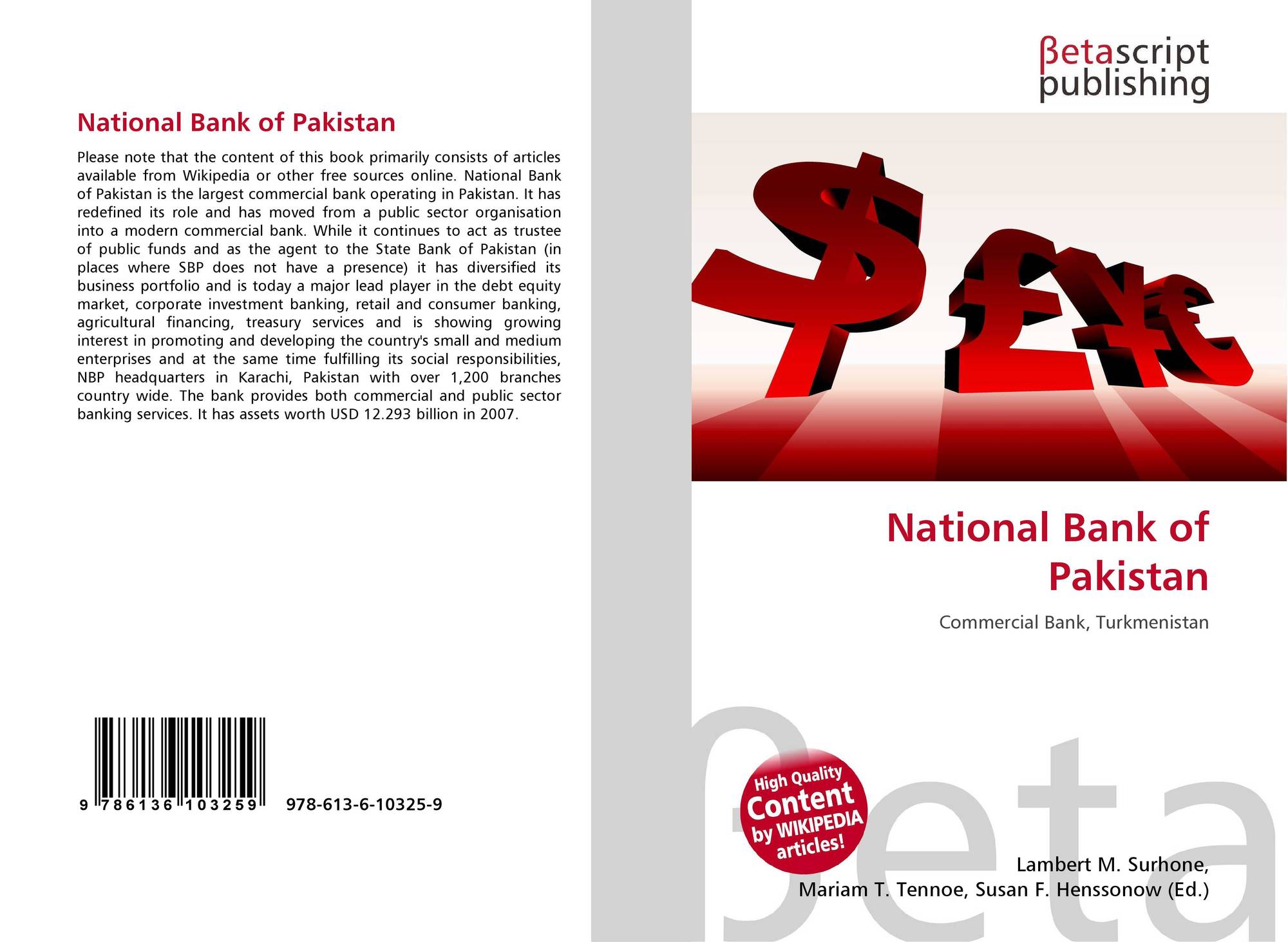 National Bank Of Pakistan 978 613 6 10325 9 6136103257 9786136103259