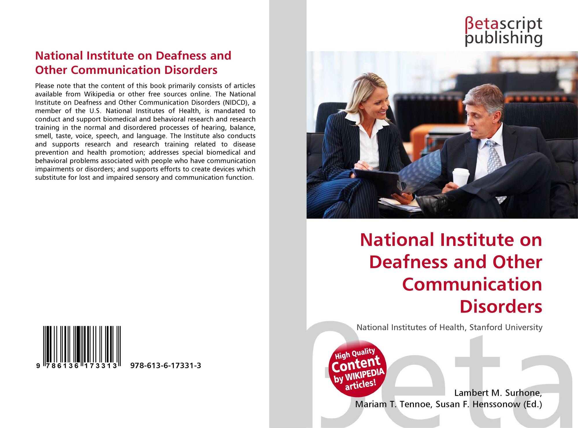 The National Institute Of Deafness And Other