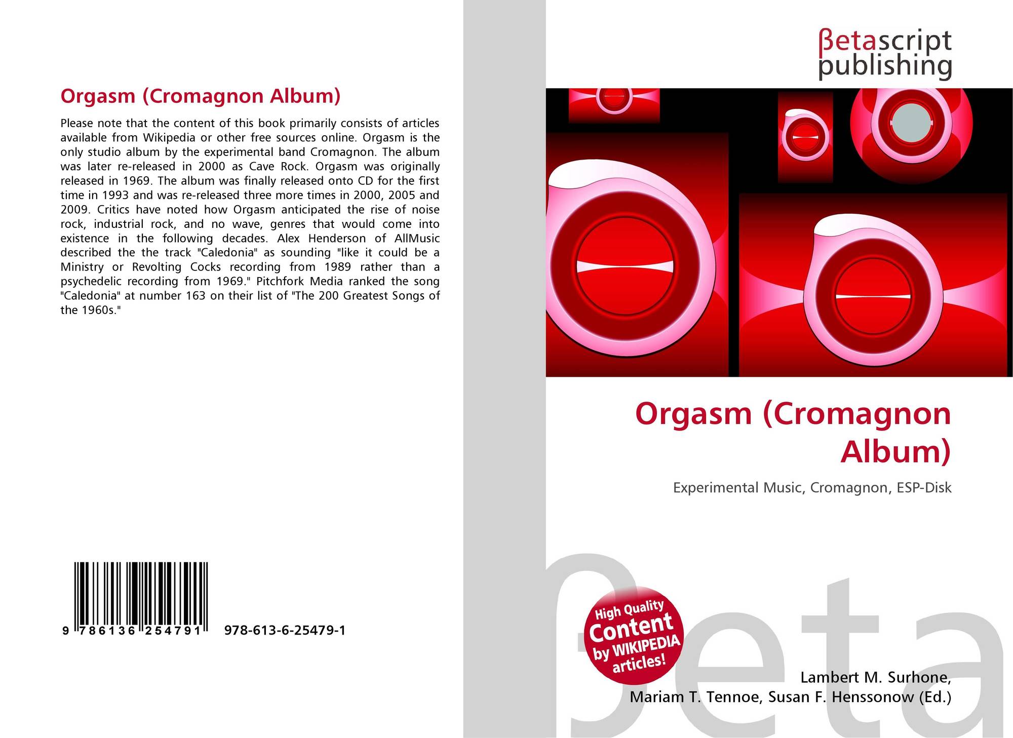 Orgasm Cromagnon Album 978 613 6 25479 1 6136254794 9786136254791