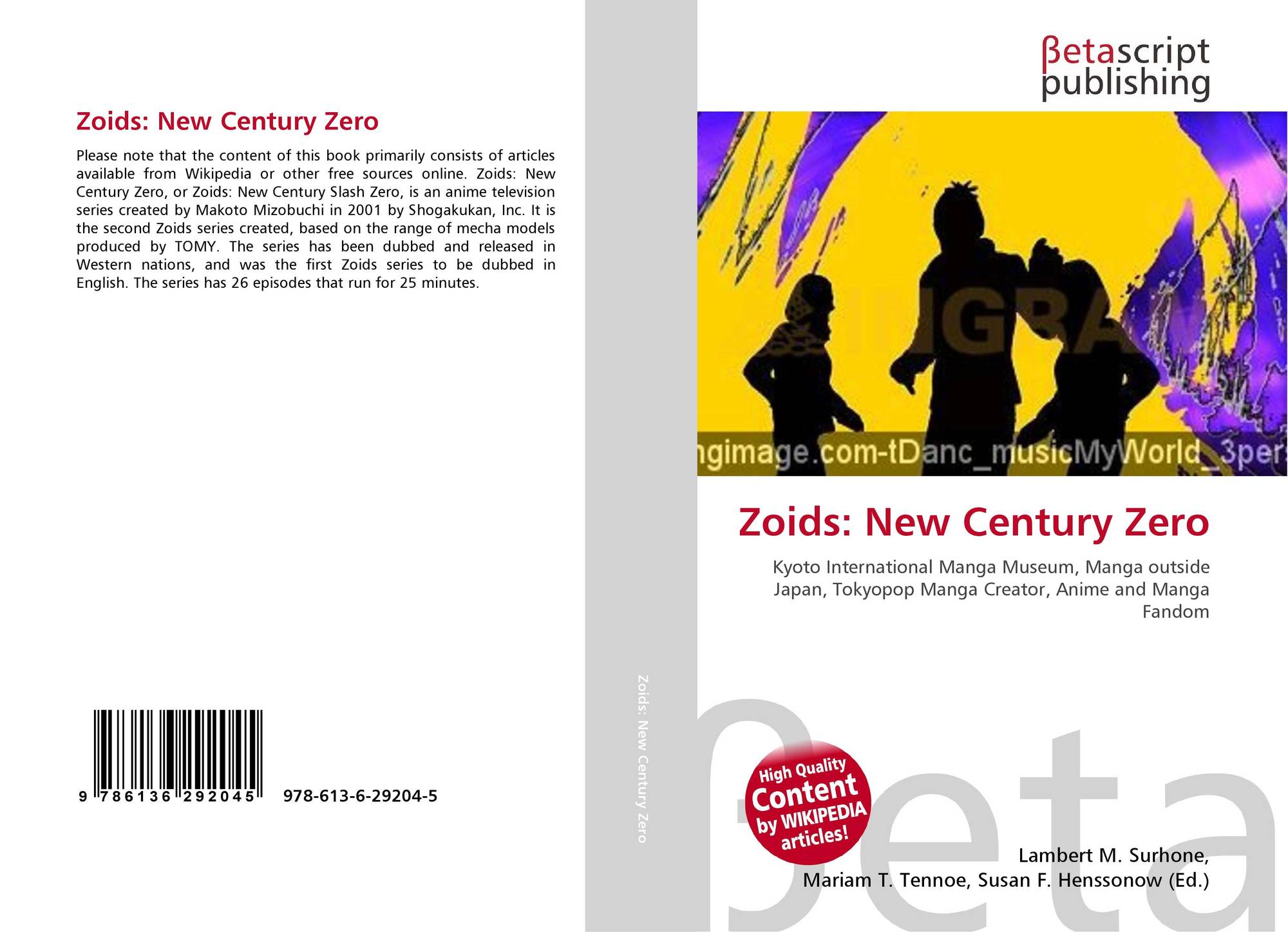 Zoids New Century Zero 978 613 6 29204 5 6136292041 9786136292045