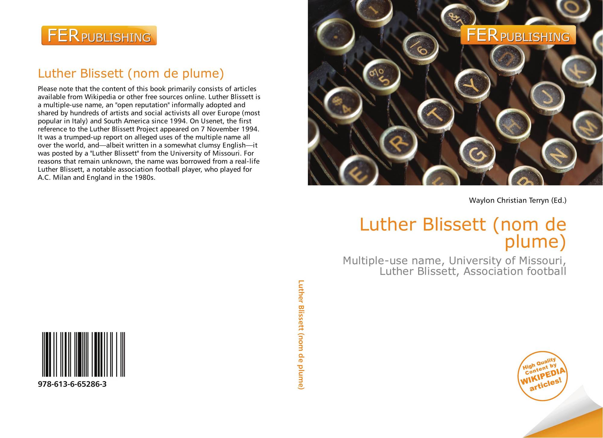 Resultado de imagen de luther blissett portadas