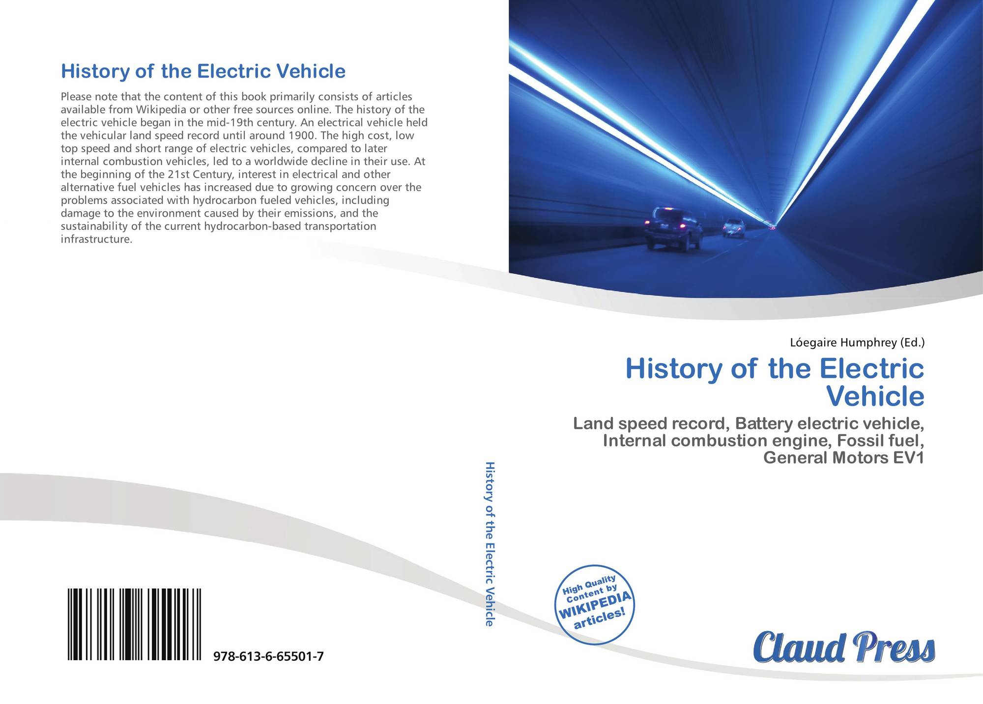 History of the Electric Vehicle, 9786136655017, 6136655012