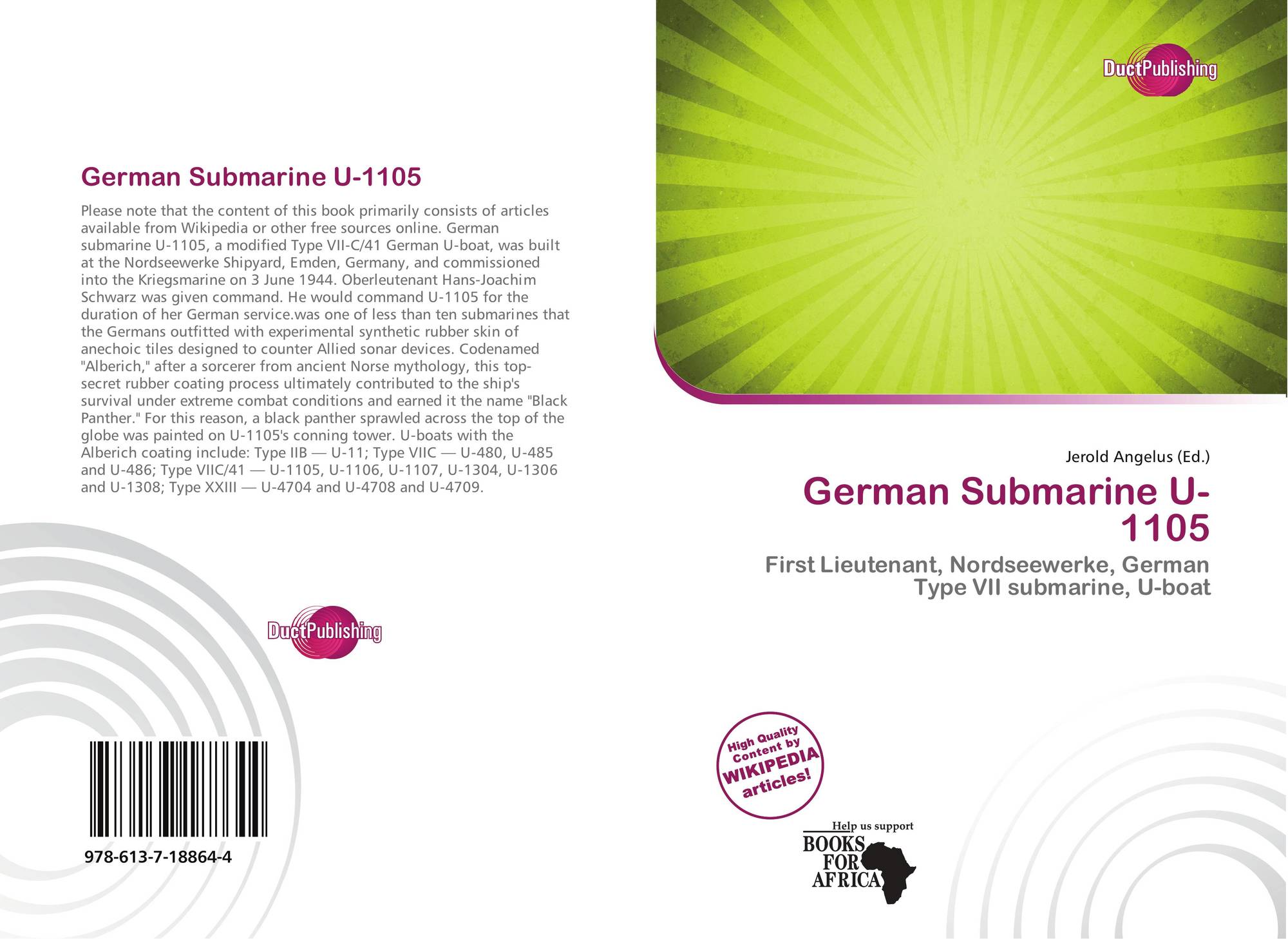 German Submarine U 1105 978 613 7 164 4