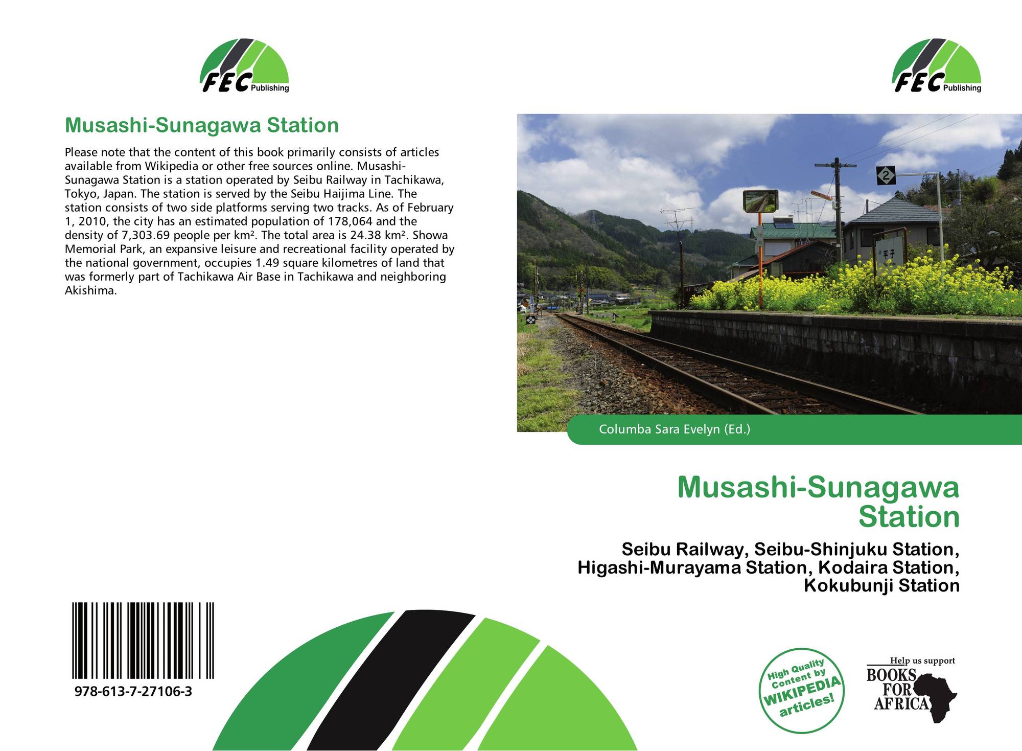 Musashi Sunagawa Station 978 613 7 3