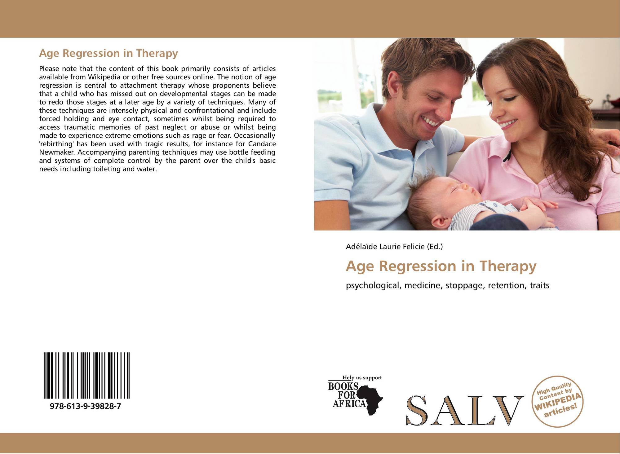 Age Regression In Therapy 978 613 9 39828 7 6139398282 9786139398287