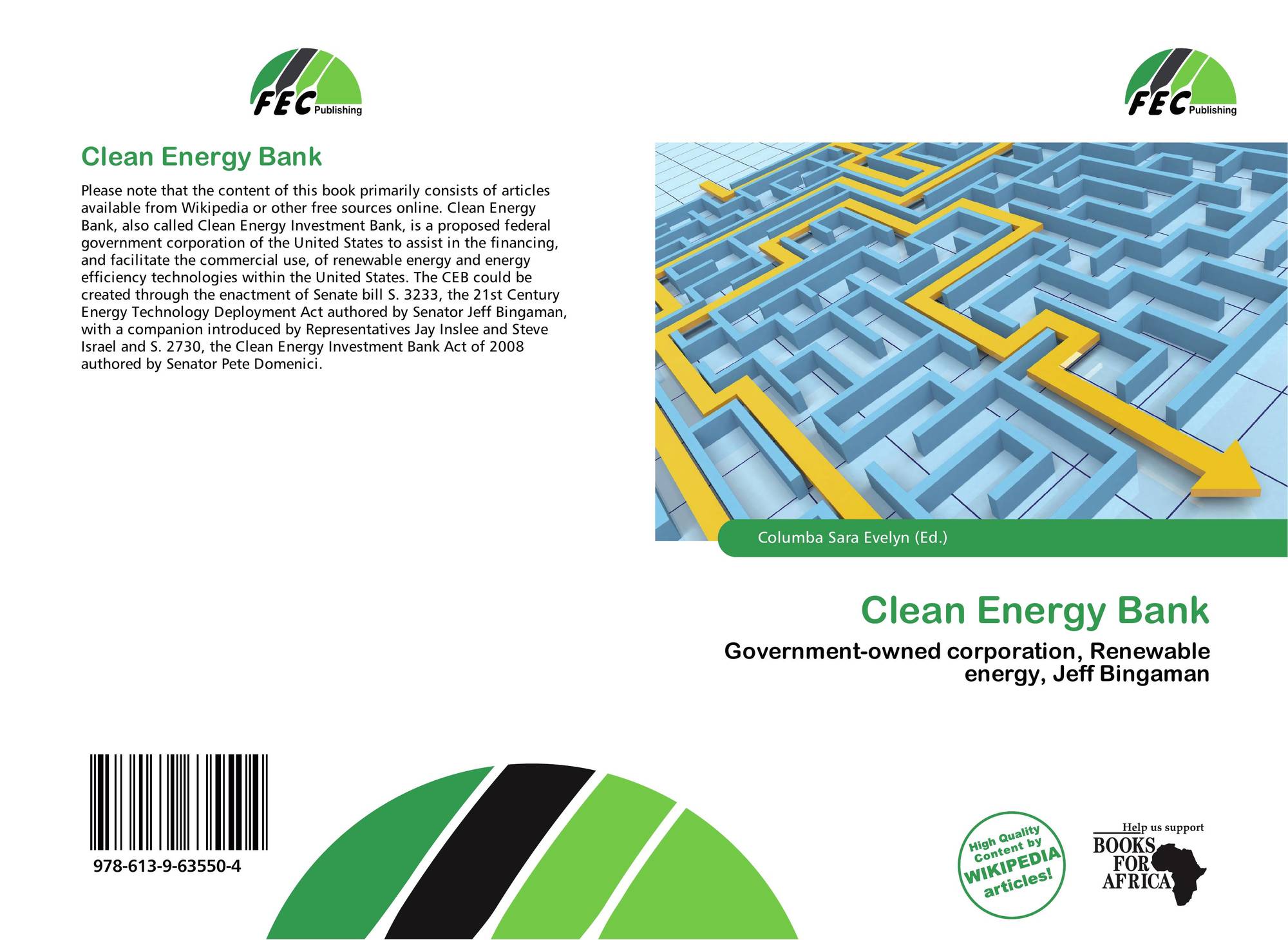 Clean Energy Bank 978 613 9 63550 4 6139635500 9786139635504