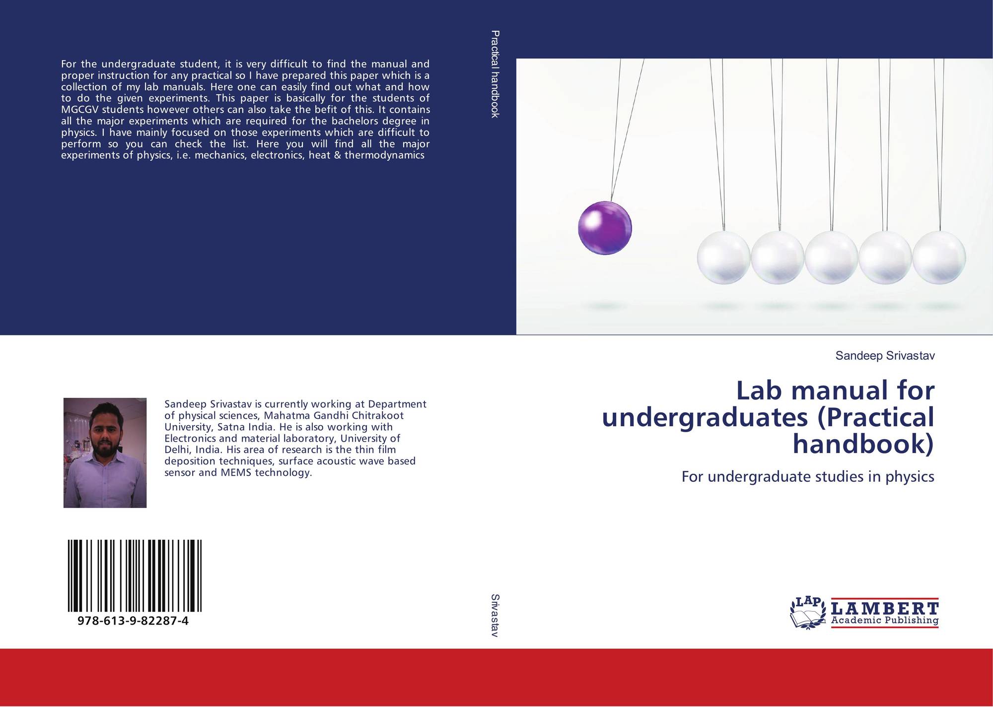 Bookcover of Lab manual for undergraduates (Practical handbook)