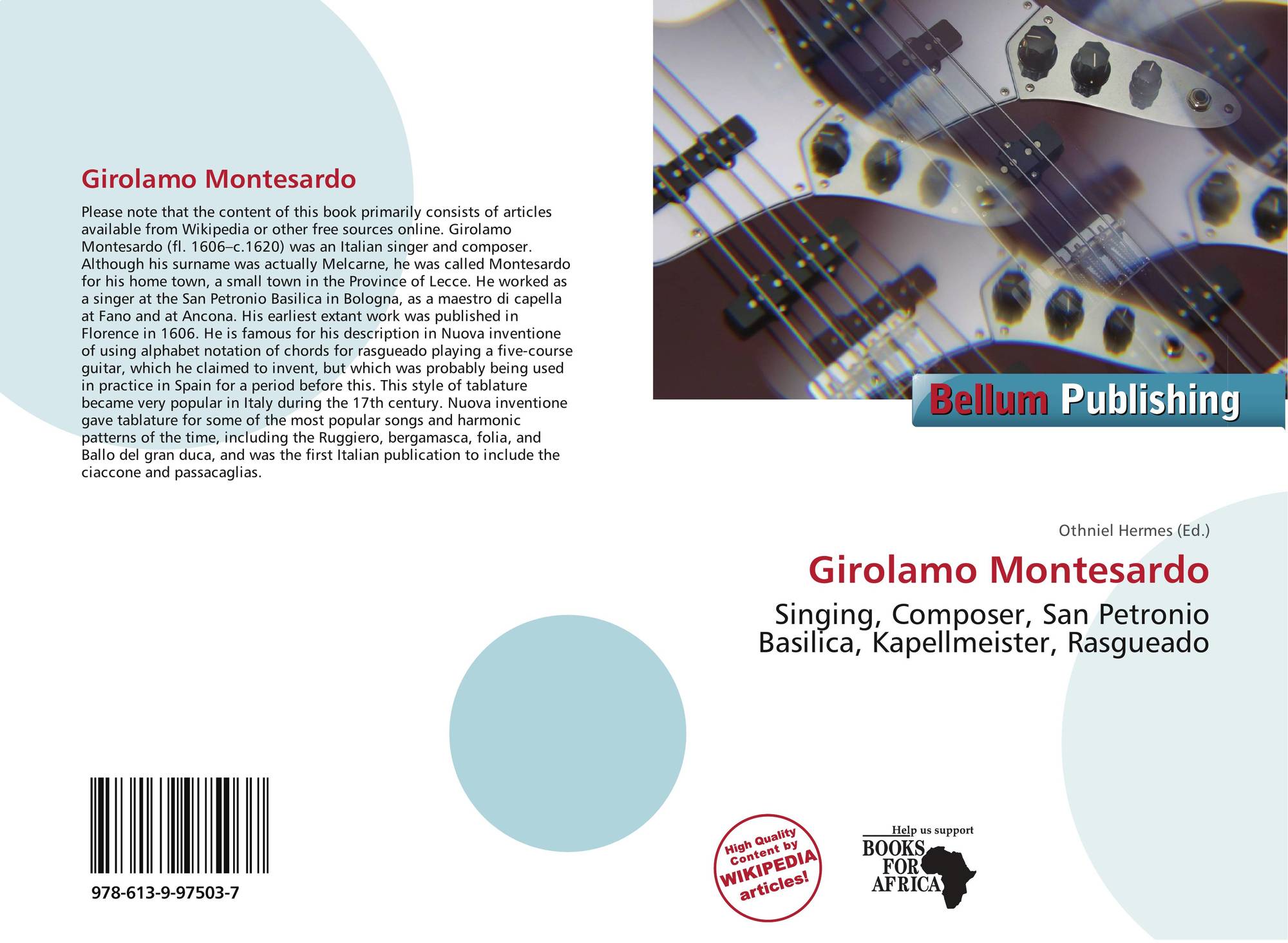 Girolamo Montesardo 978 613 9 97503 7 6139975034