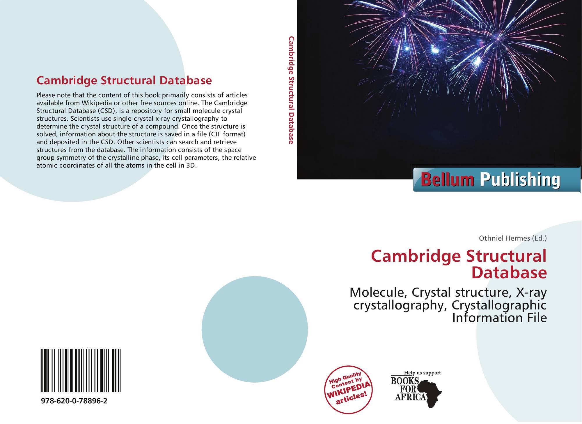 Cambridge Structural Database, 978-620-0-78896-2, 6200788960 ,9786200788962