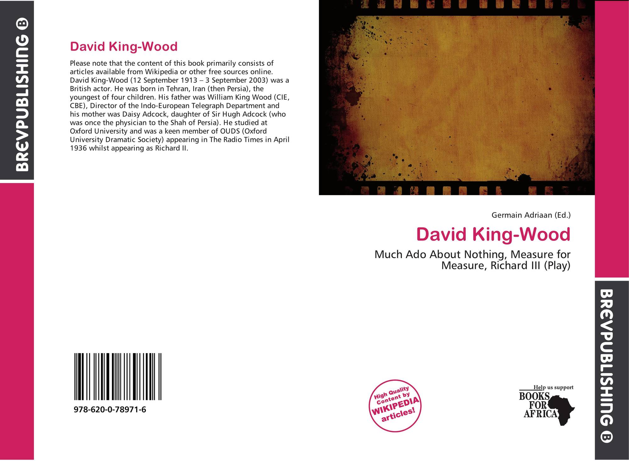 David King-Wood, 978-620-0-78971-6, 6200789711 ,9786200789716
