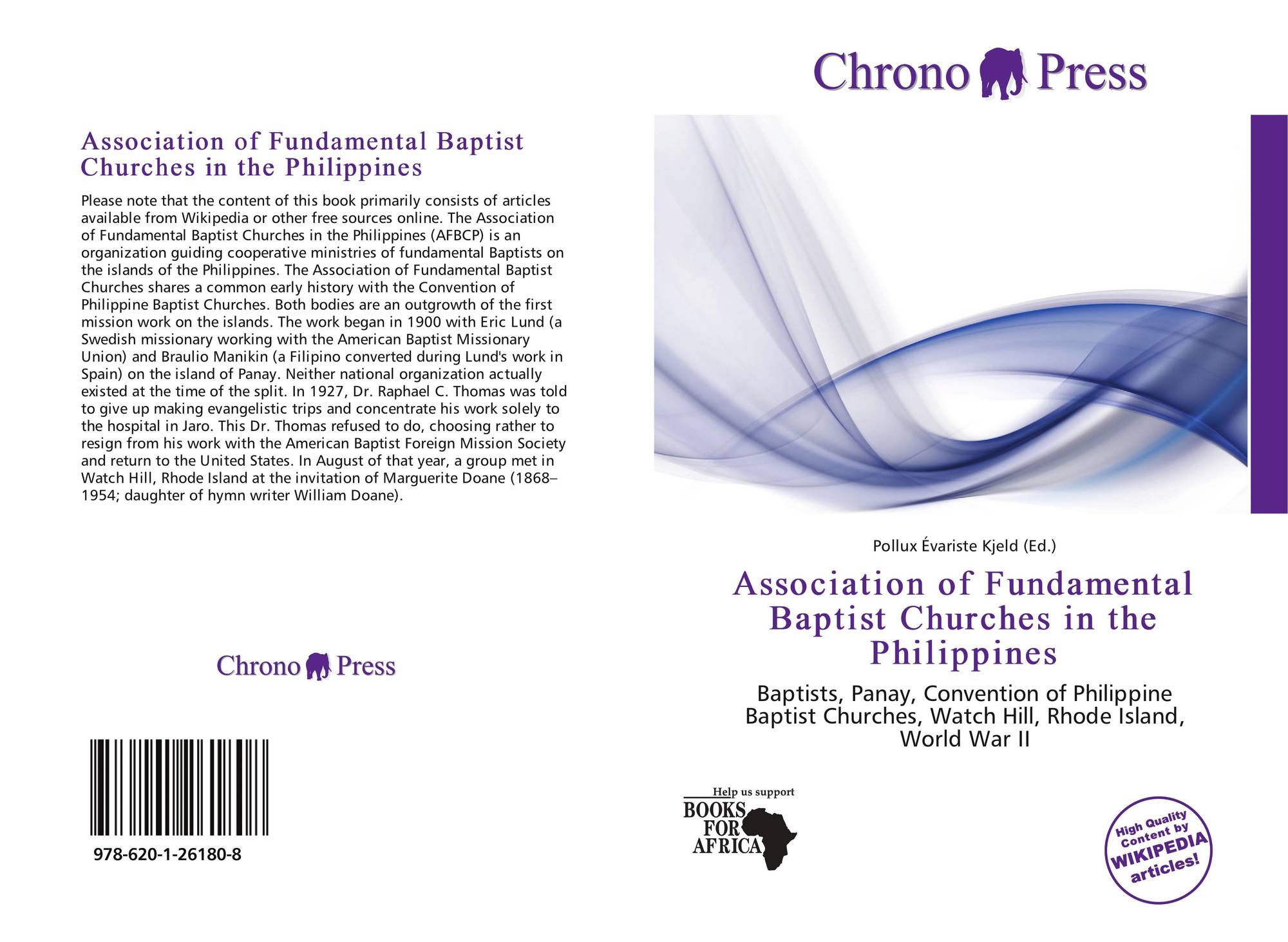 Association Of Fundamental Baptist Churches In The Philippines 978 6 1 8 x