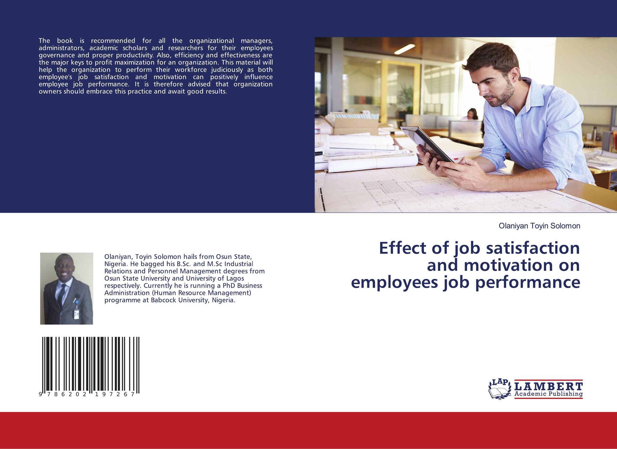 Effect of job satisfaction and motivation on employees job 