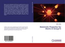 Buchcover von Relativistic Properties for Atoms in Group15